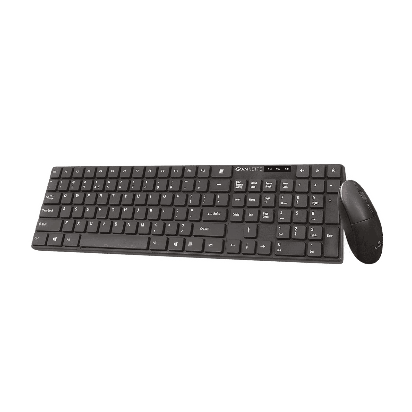 AMKETTE Primus V2 Wireless Keyboard & Mouse Combo (1600 DPI Adjustable, Advanced Wireless Protocol, Black) AMKETTE Primus V2 Wireless Keyboard & Mouse Combo (1600 DPI Adjustable, Advanced Wireless Protocol, Black)_1