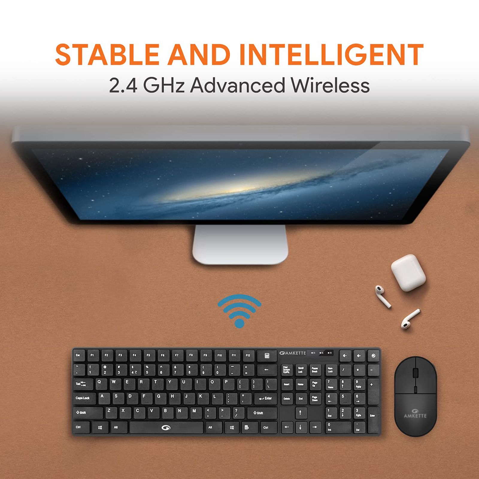 AMKETTE Primus V2 Wireless Keyboard & Mouse Combo (1600 DPI Adjustable, Advanced Wireless Protocol, Black) AMKETTE Primus V2 Wireless Keyboard & Mouse Combo (1600 DPI Adjustable, Advanced Wireless Protocol, Black)_6