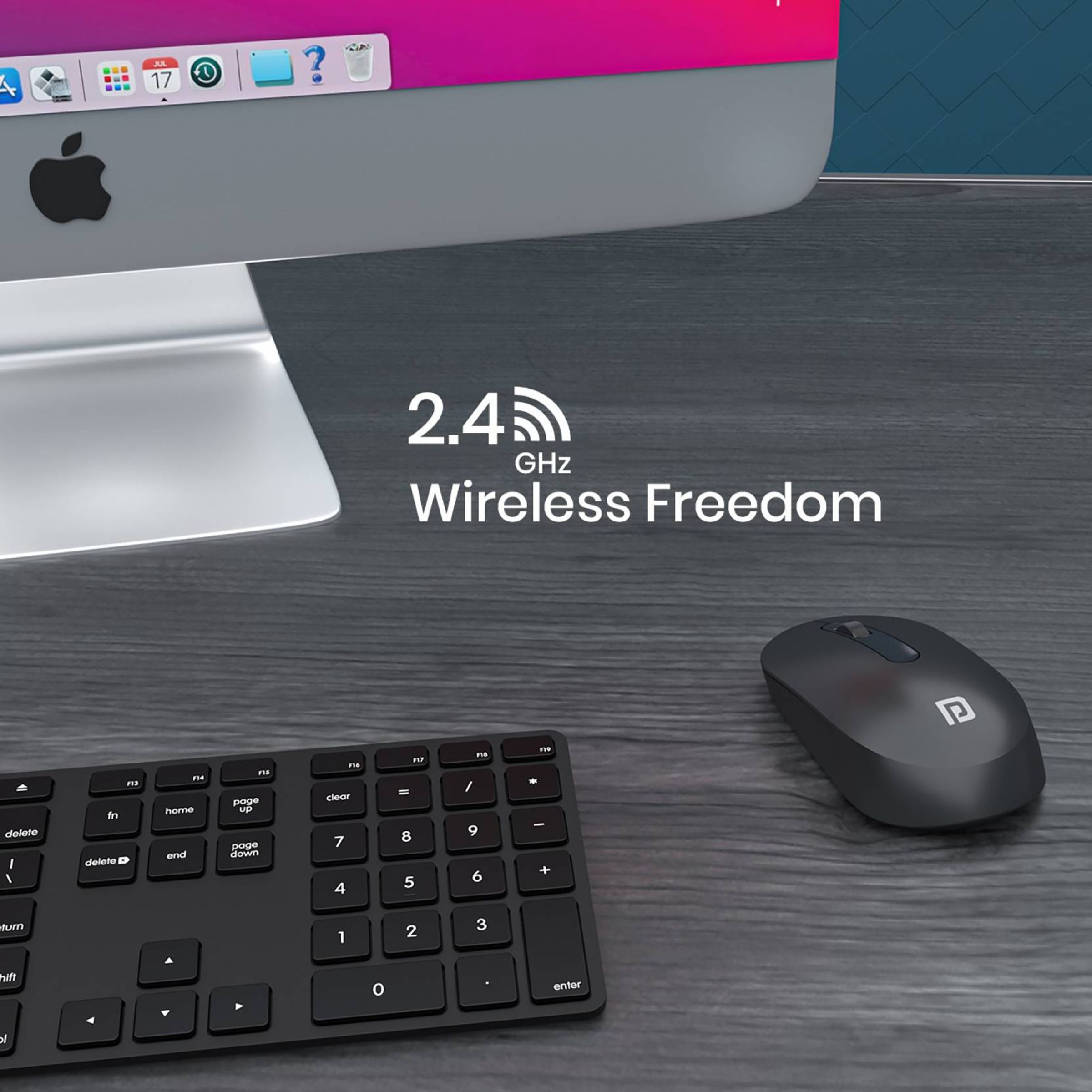 PORTRONICS Toad 13 Wireless Optical Mouse (1200 DPI, Contoured Design, Black) PORTRONICS Toad 13 Wireless Optical Mouse (1200 DPI, Contoured Design, Black)_5