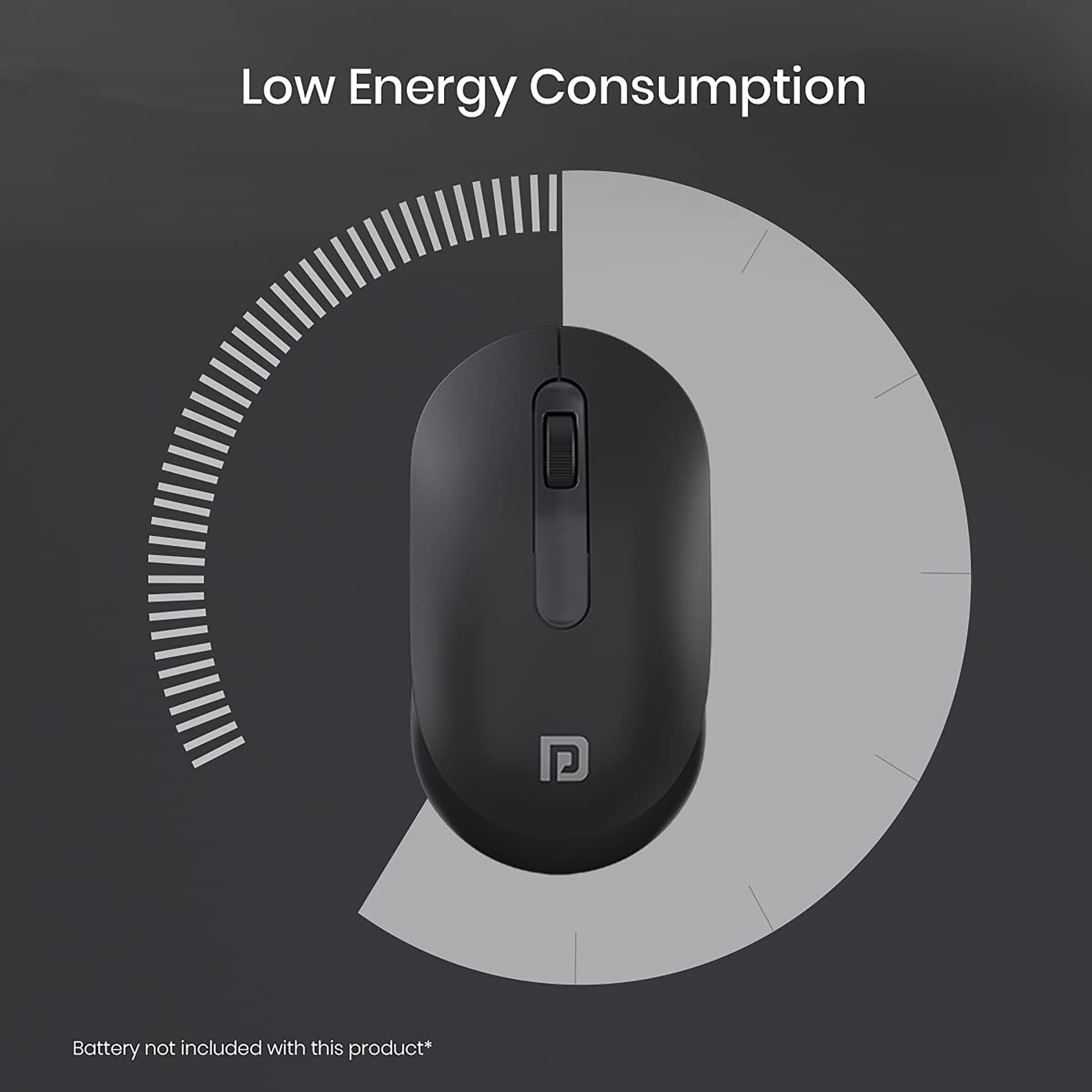 PORTRONICS Toad 13 Wireless Optical Mouse (1200 DPI, Contoured Design, Black) PORTRONICS Toad 13 Wireless Optical Mouse (1200 DPI, Contoured Design, Black)_7