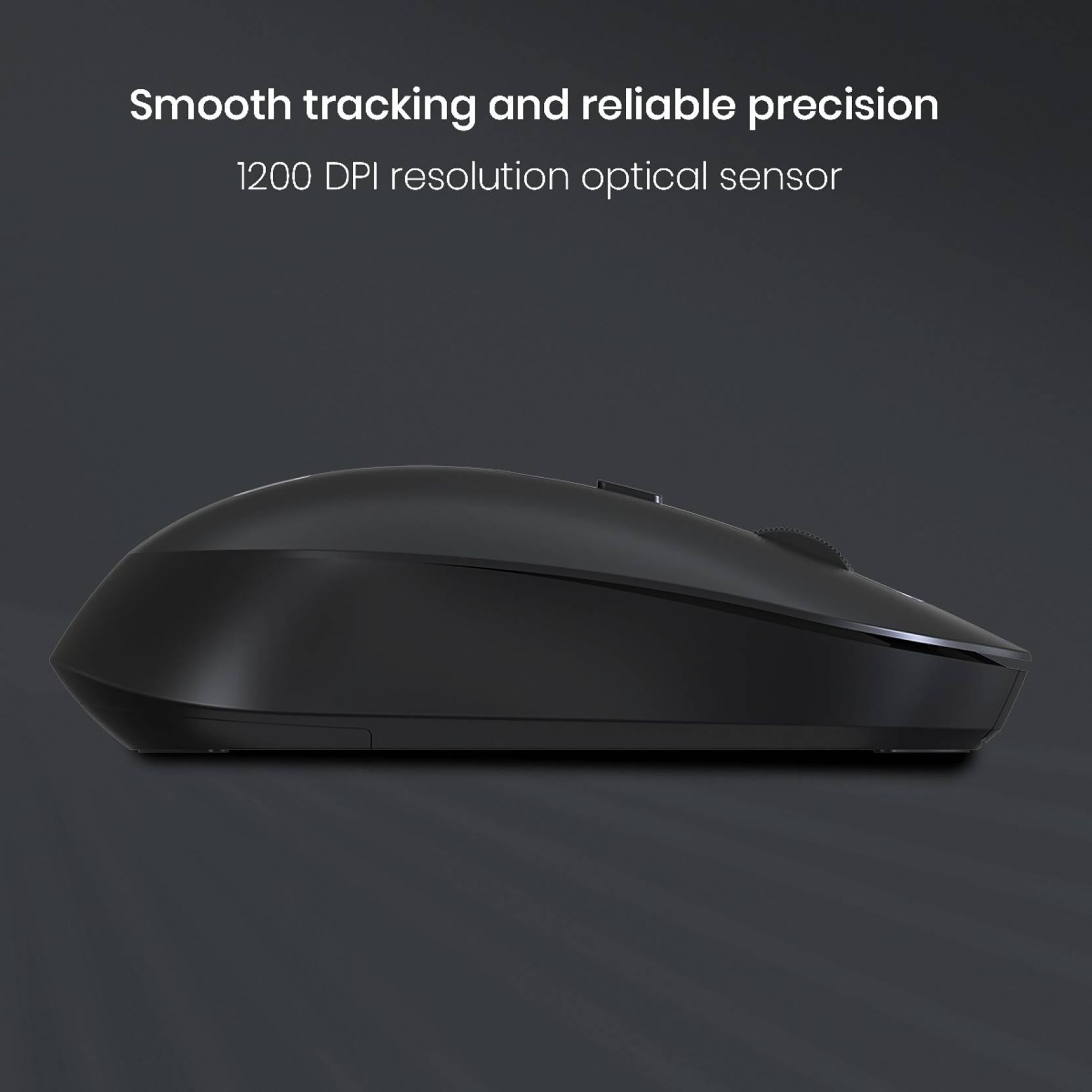 PORTRONICS Toad 13 Wireless Optical Mouse (1200 DPI, Contoured Design, Black) PORTRONICS Toad 13 Wireless Optical Mouse (1200 DPI, Contoured Design, Black)_8