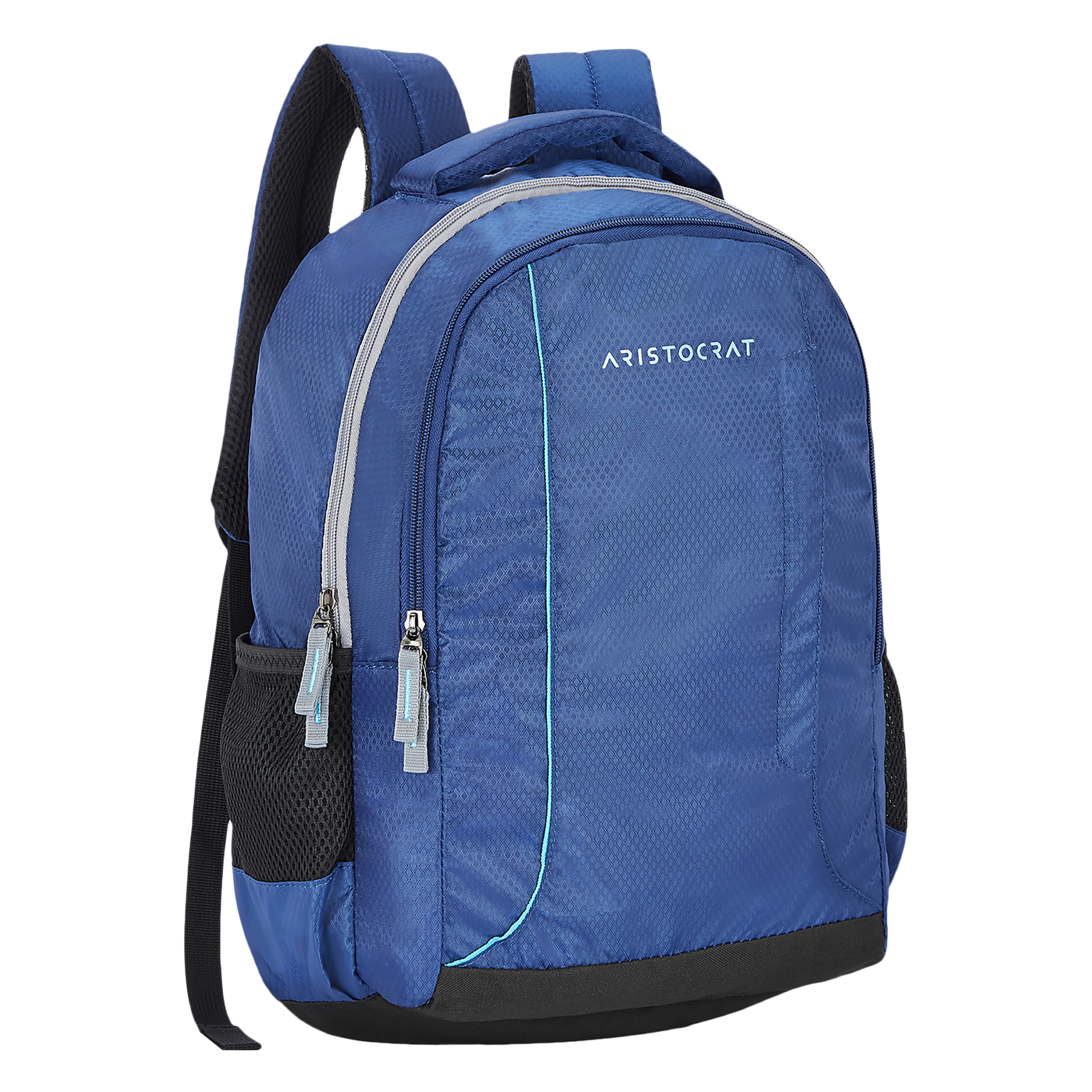 ARISTOCRAT AMP Polyester Laptop Backpack for 17 Inch Laptop (26 L, Foam Padded Grab Handle, Blue)_5