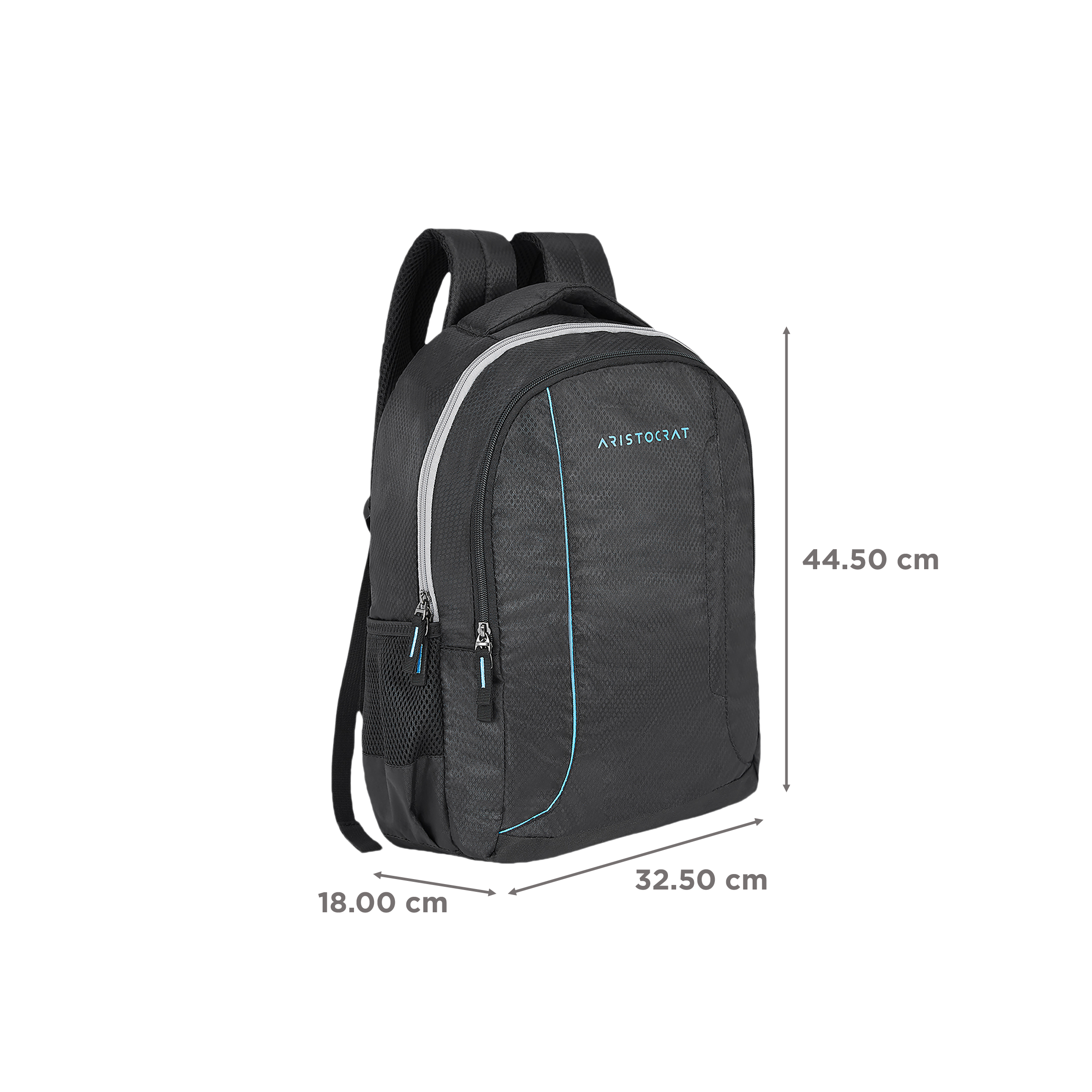 ARISTOCRAT AMP Polyester Laptop Backpack for 17 Inch Laptop (26 L, Foam Padded Grab Handle, Black) ARISTOCRAT AMP Polyester Laptop Backpack for 17 Inch Laptop (26 L, Foam Padded Grab Handle, Black)_3