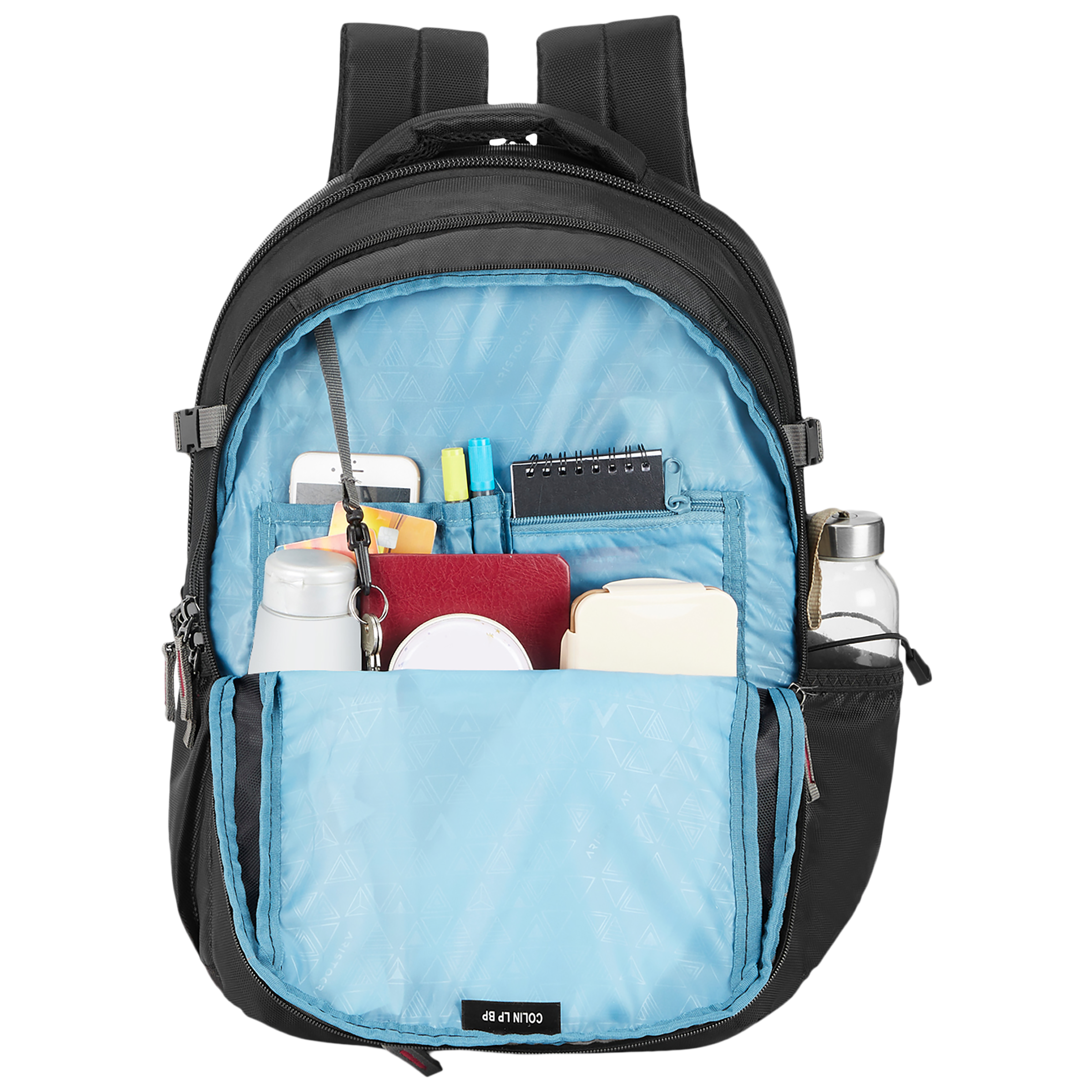 ARISTOCRAT COLIN Polyester Laptop Backpack for 17 Inch Laptop (30 L, Organizer with Key Holder, Black) ARISTOCRAT COLIN Polyester Laptop Backpack for 17 Inch Laptop (30 L, Organizer with Key Holder, Black)_5