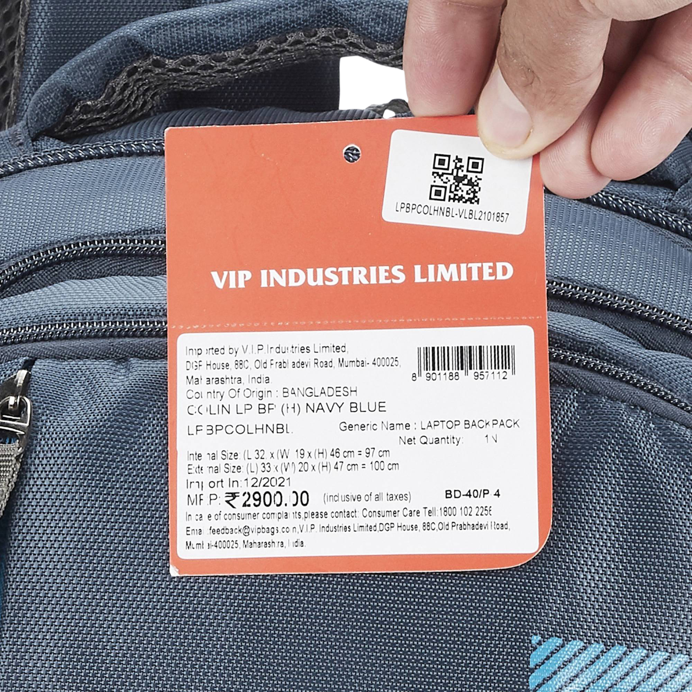 ARISTOCRAT COLIN Polyester Laptop Backpack for 17 Inch Laptop (30 L, Organizer with Key Holder, Navy Blue)_7