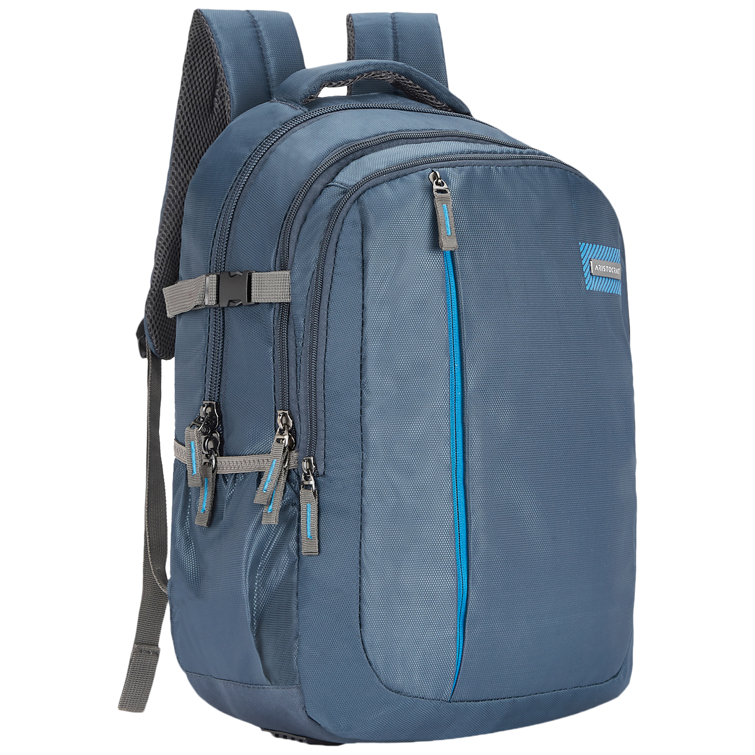ARISTOCRAT COLIN Polyester Laptop Backpack for 17 Inch Laptop (30 L, Organizer with Key Holder, Navy Blue)_5