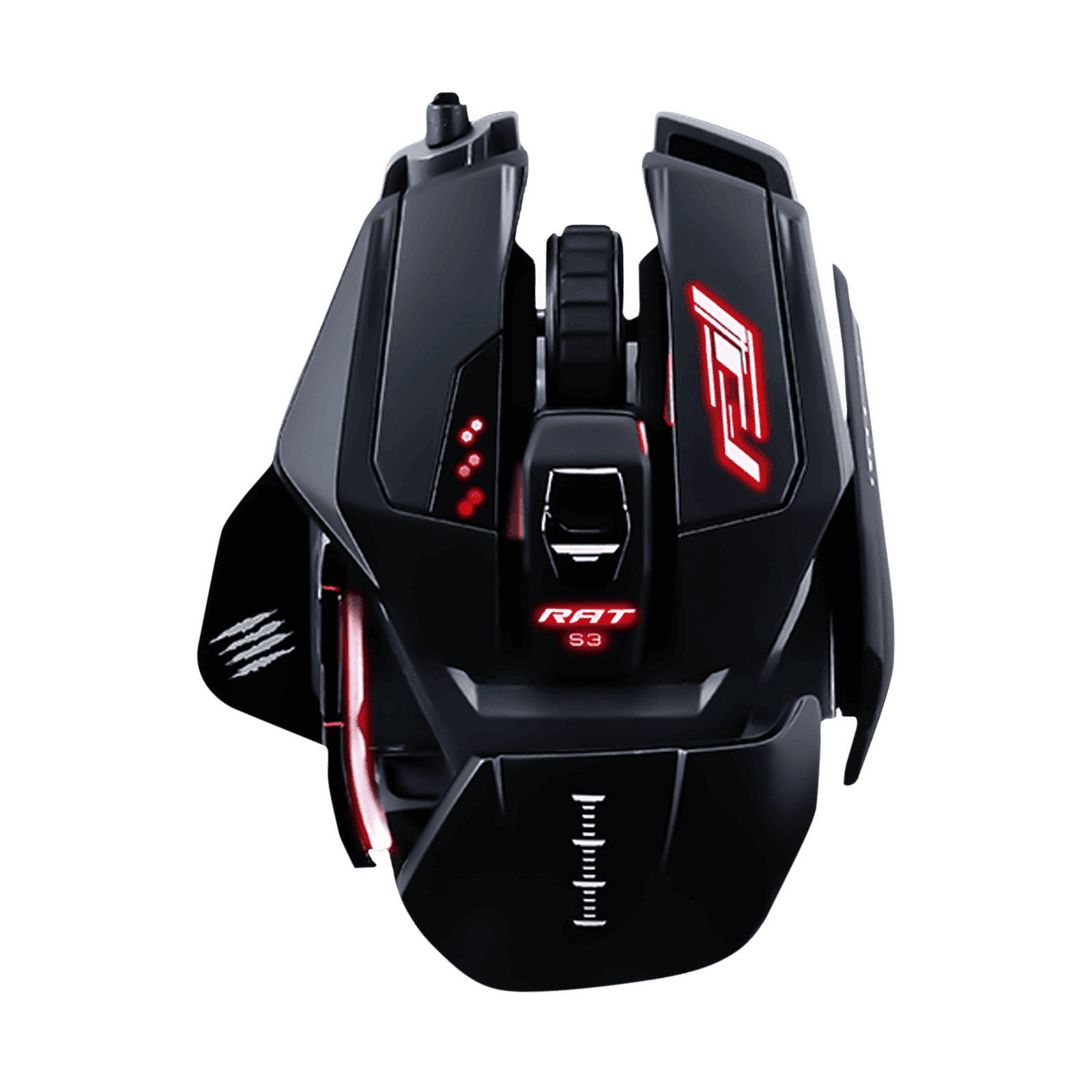 MAD CATZ R.A.T. PRO S3 Wired Optical Gaming Mouse with Customizable Buttons (7200 DPI Adjustable, Ergonomic Design, Black)_1