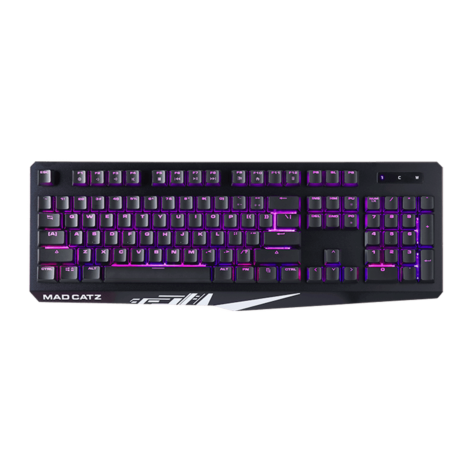 MAD CATZ The Authentic S.T.R.I.K.E. 2 Wired Gaming Keyboard with Backlit Keys (Anti Ghosting Keys, Black) MAD CATZ The Authentic S.T.R.I.K.E. 2 Wired Gaming Keyboard with Backlit Keys (Anti Ghosting Keys, Black)_1