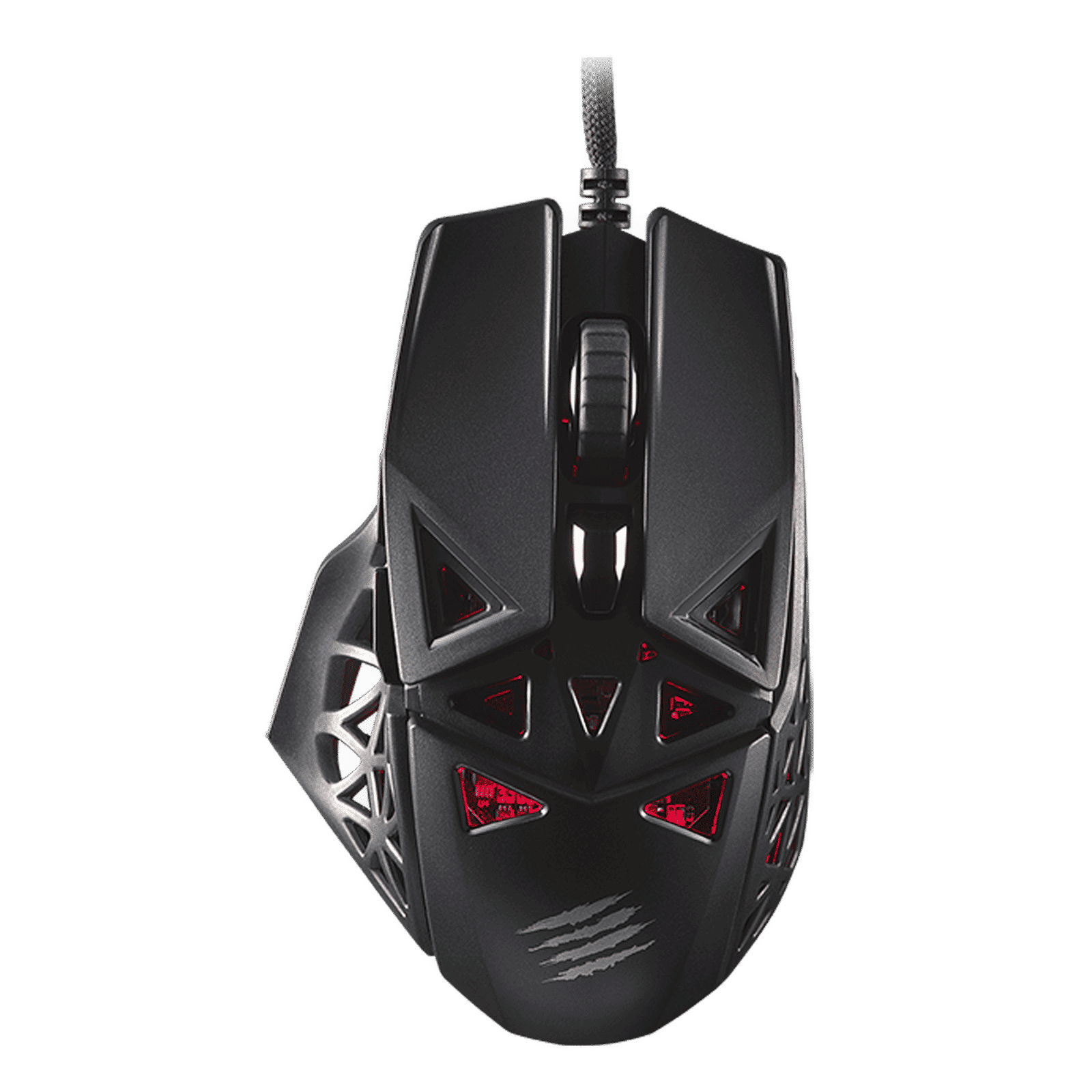 MAD CATZ M.O.J.O. M1 Wired Optical Gaming Mouse with Customizable Buttons (12000 DPI, Dakota Technology, Black)_1