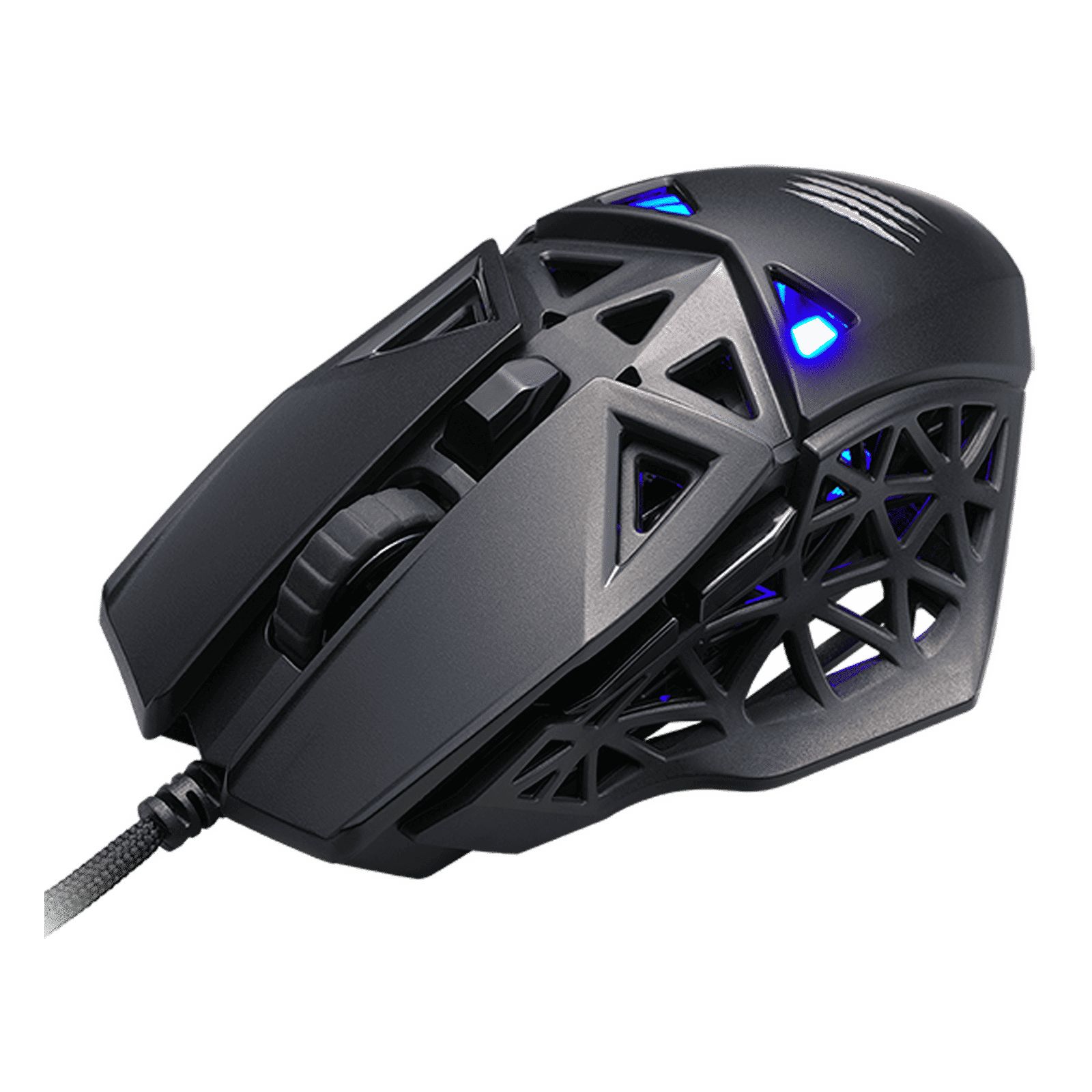 MAD CATZ M.O.J.O. M1 Wired Optical Gaming Mouse with Customizable Buttons (12000 DPI, Dakota Technology, Black)_4