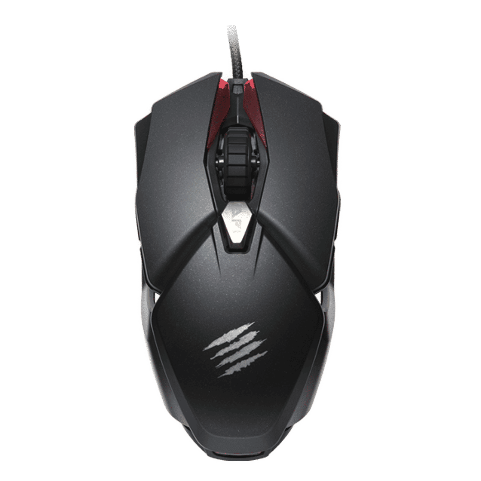 MAD CATZ B.A.T. 6+ Wired Optical Gaming Mouse with Customizable Buttons (16000 DPI Adjustable, Ambidextrous Design, Black)_1