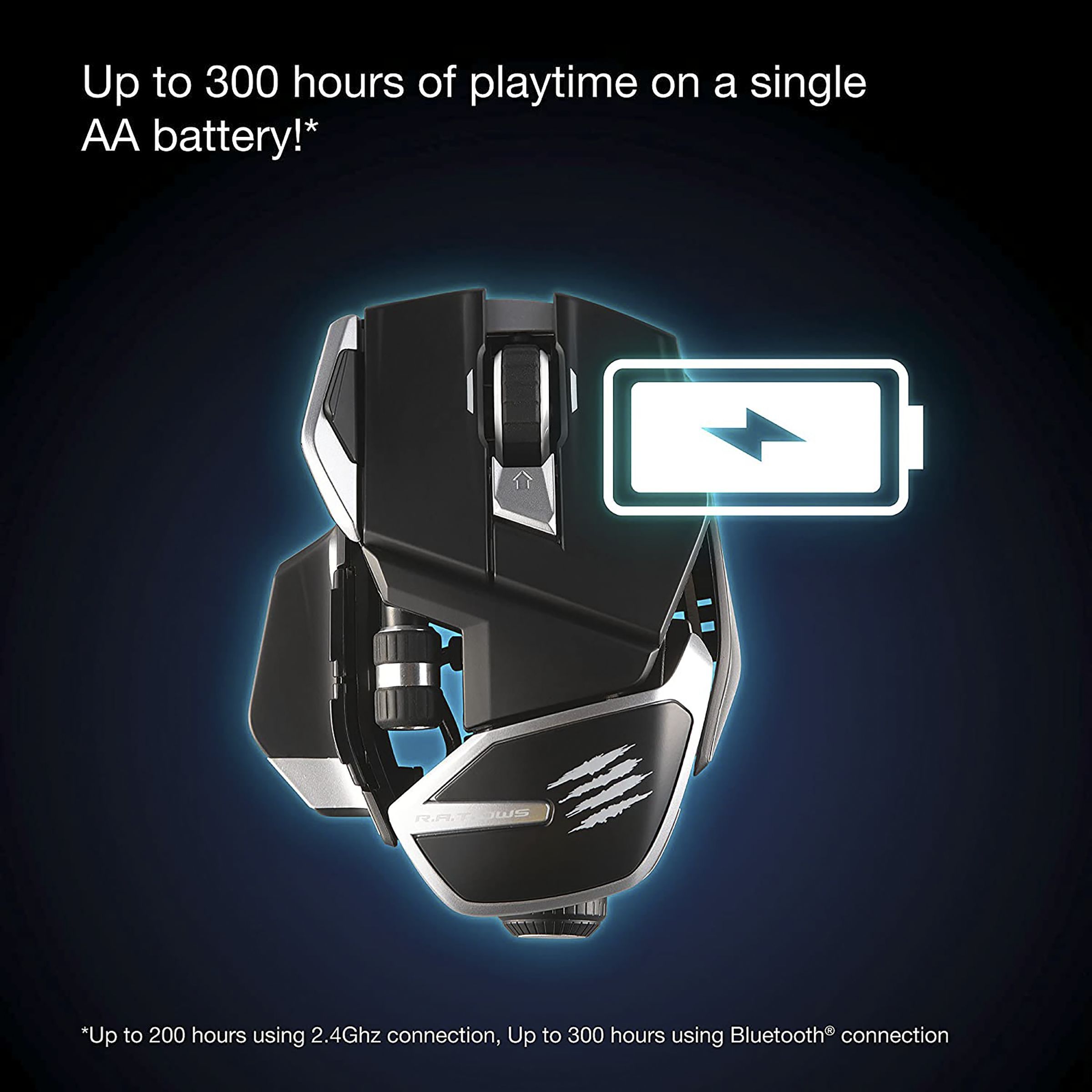 MAD CATZ R.A.T.DWS Wireless Optical Gaming Mouse (16000 DPI, Ergonomic Design, Black) MAD CATZ R.A.T.DWS Wireless Optical Gaming Mouse (16000 DPI, Ergonomic Design, Black)_7