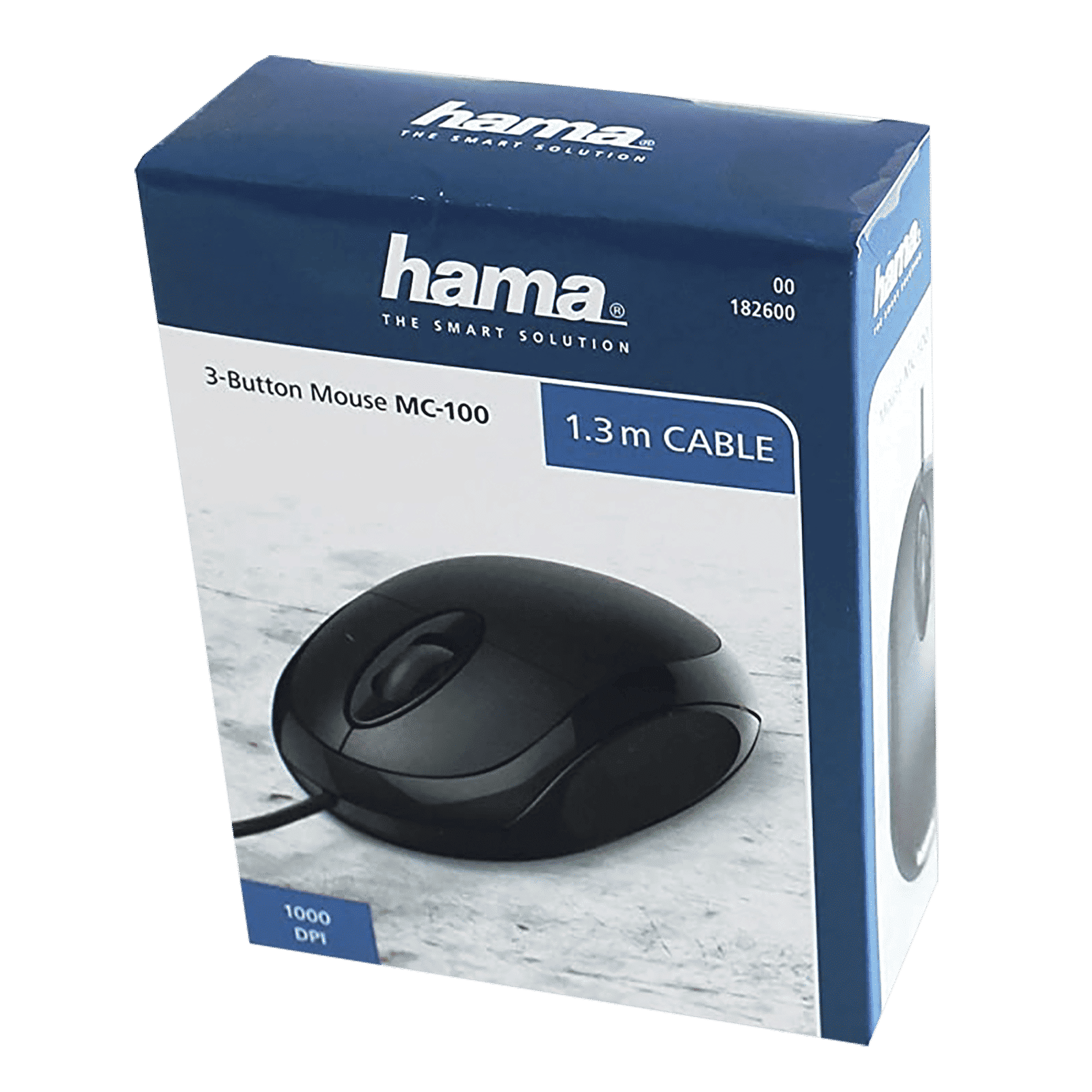 hama MC-100 Wired Optical Mouse (1000 DPI, Super-Precise, Black) hama MC-100 Wired Optical Mouse (1000 DPI, Super-Precise, Black)_5