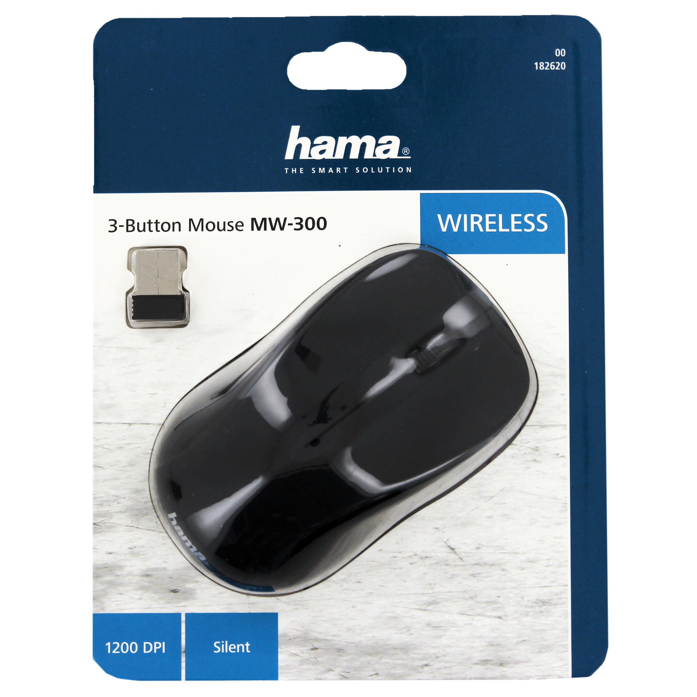 hama MW-300 Wireless Optical Gaming Mouse with Silent Click Buttons (1200 DPI, Smart-Link Technology, Anthracite)_5