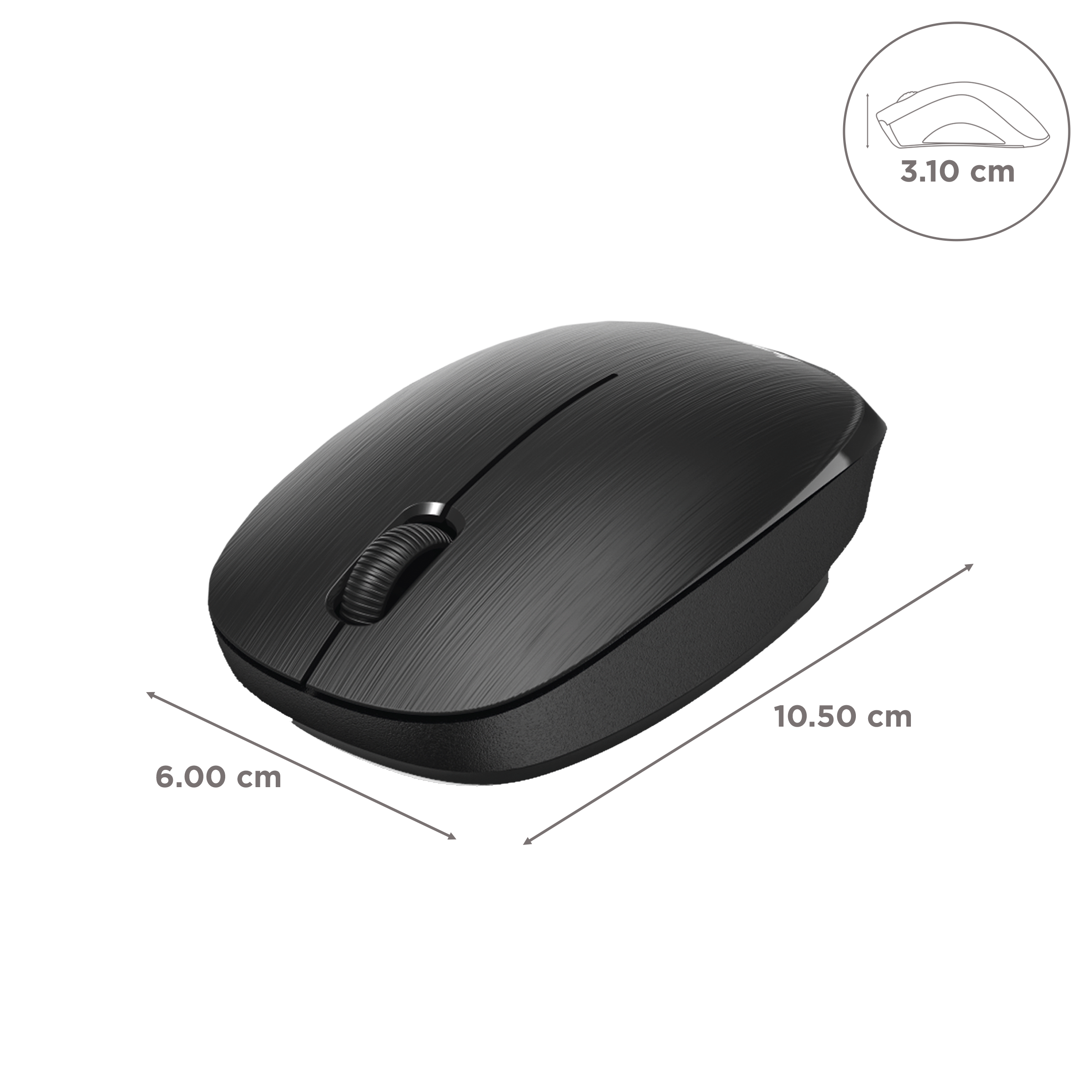 hama MC-110 Wireless Optical Mouse (1000 DPI, Super-Precise, Black) hama MC-110 Wireless Optical Mouse (1000 DPI, Super-Precise, Black)_3