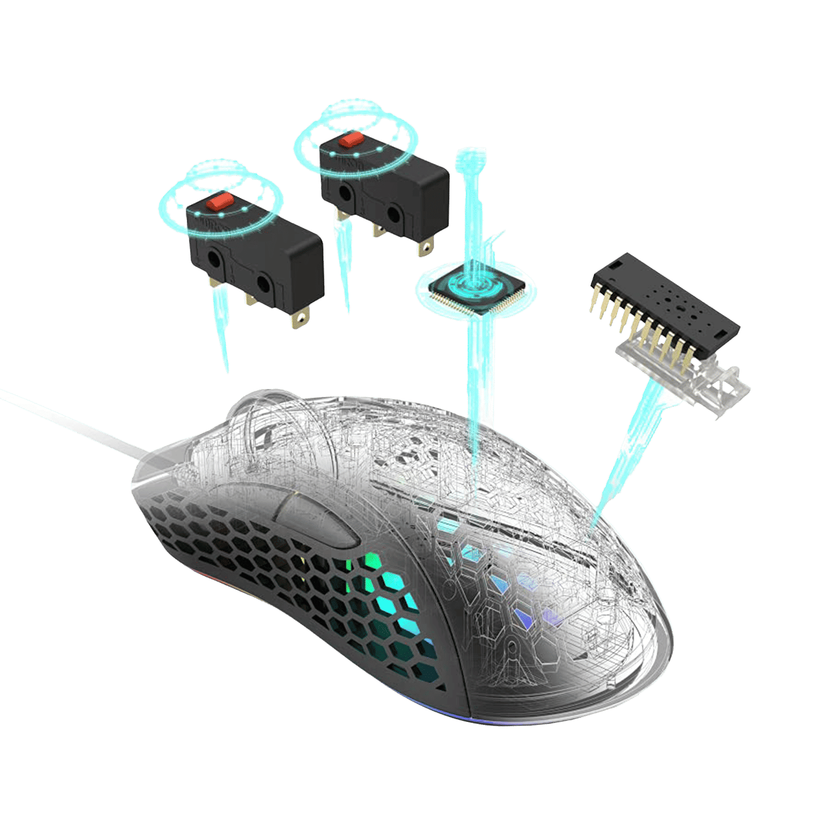 hama Reaper 500 Wired Optical Gaming Mouse (10000 DPI Adjustable, Ergonomic Design, Black)_4