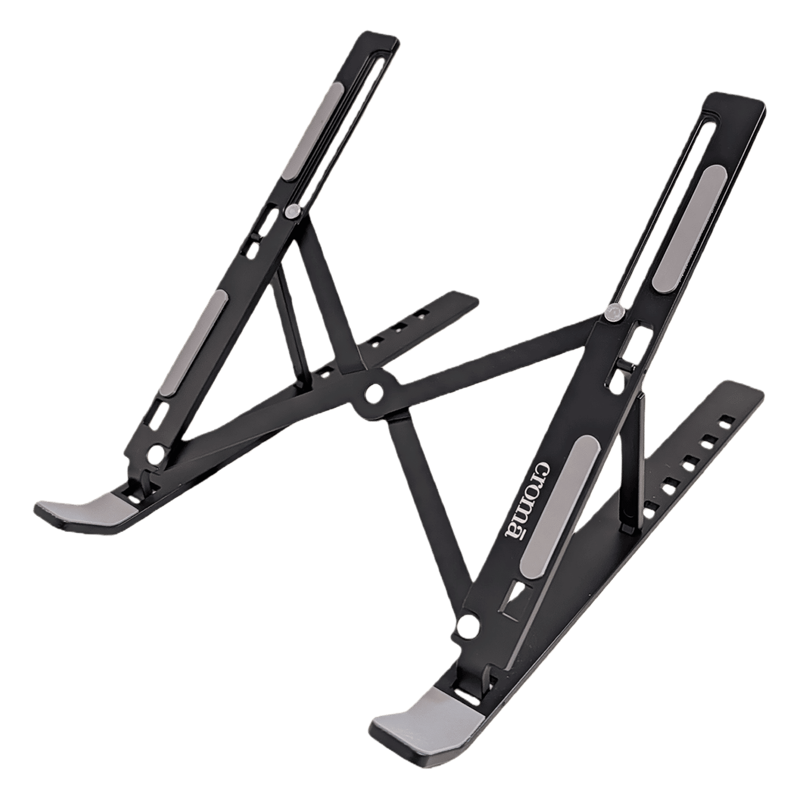Croma Stand For Laptops Upto 15 Inch (Foldable Design, CRSP015AOC016515, Black)