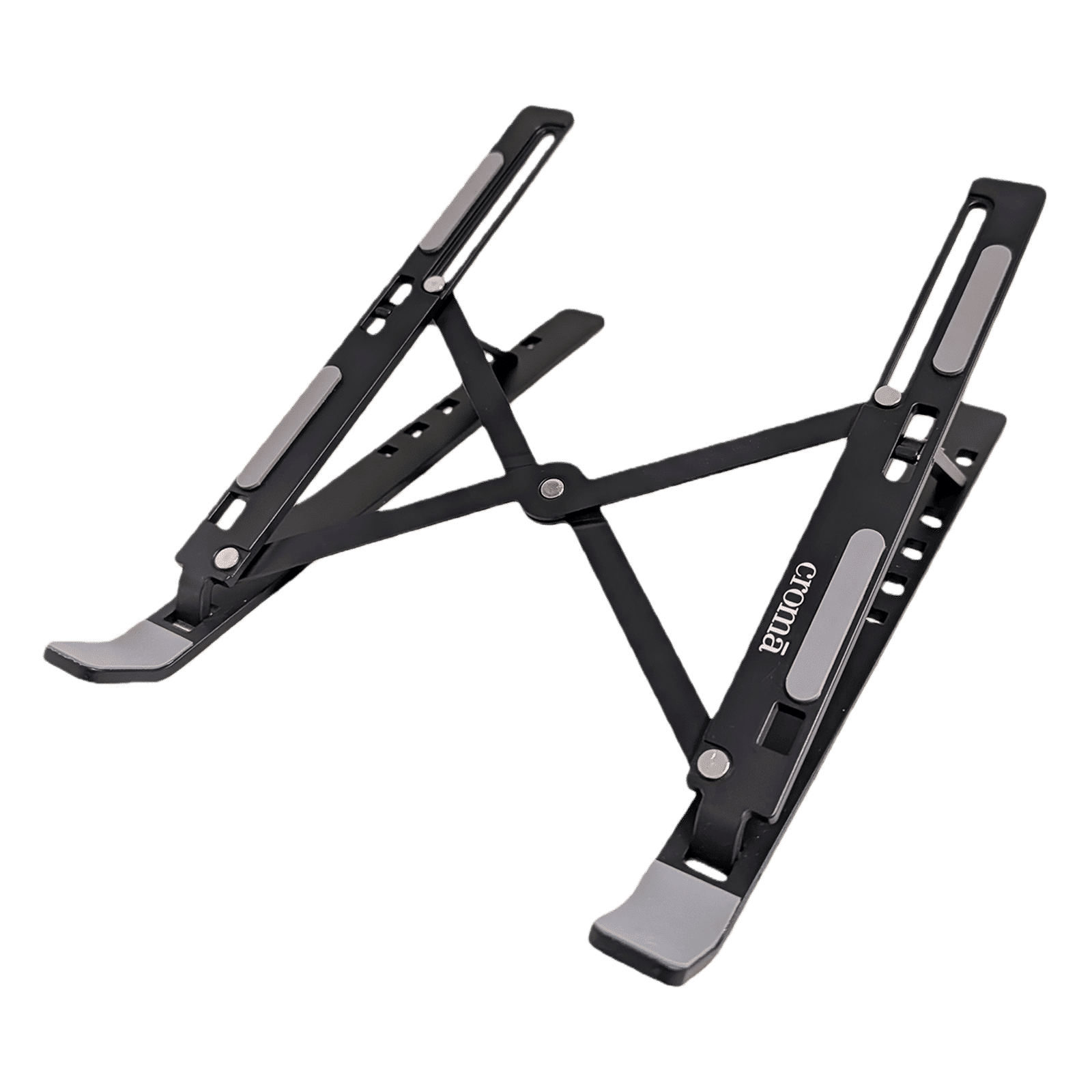 Croma Stand For Laptops Upto 15 Inch (Foldable Design, CRSP015AOC016515, Silver)_2