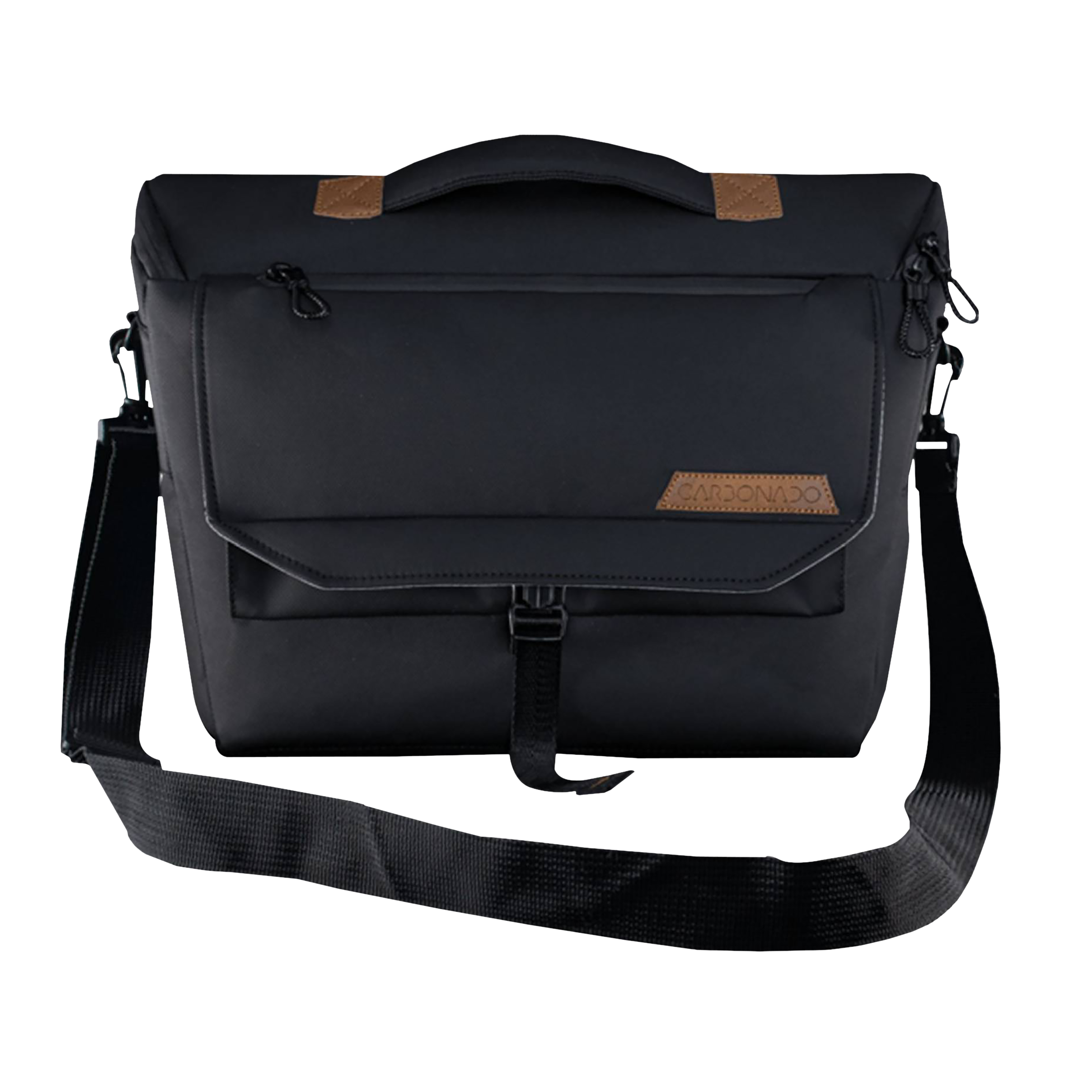 Carbonado Envoy Fabric Laptop Sling Bag for 14 Inch Laptop (10 L, G Hook, Black)_1