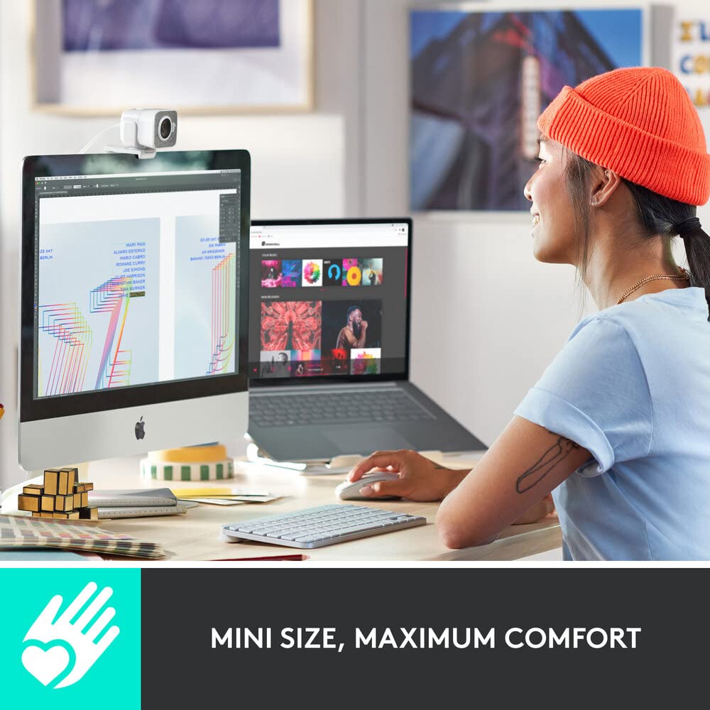 logitech MX Keys Mini Rechargeable Bluetooth Wireless Keyboard with Multi Device Connectivity (Ambient Light Sensors, Pale Grey)_8