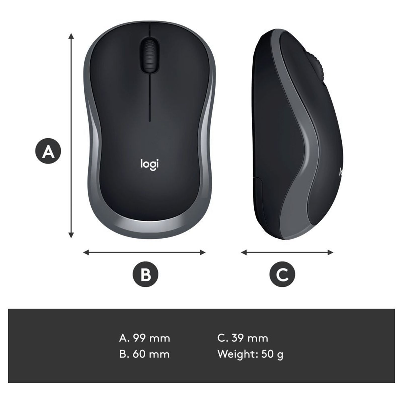 logitech M186 Wireless Optical Mouse (1000 DPI, Smooth Cursor Control, Black)_12