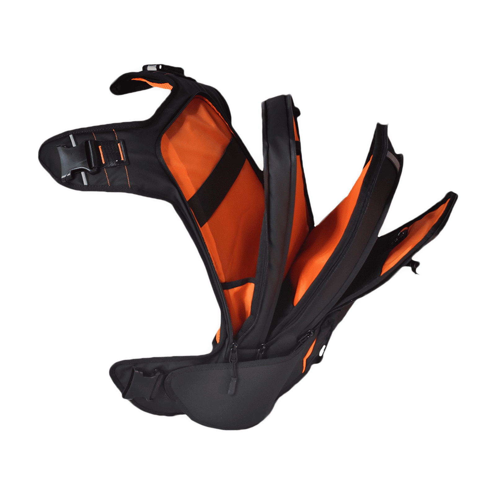 Carbonado X14 Fabric Laptop Backpack for 14 Inch Laptop (Water Resistant, Tangerine)_9