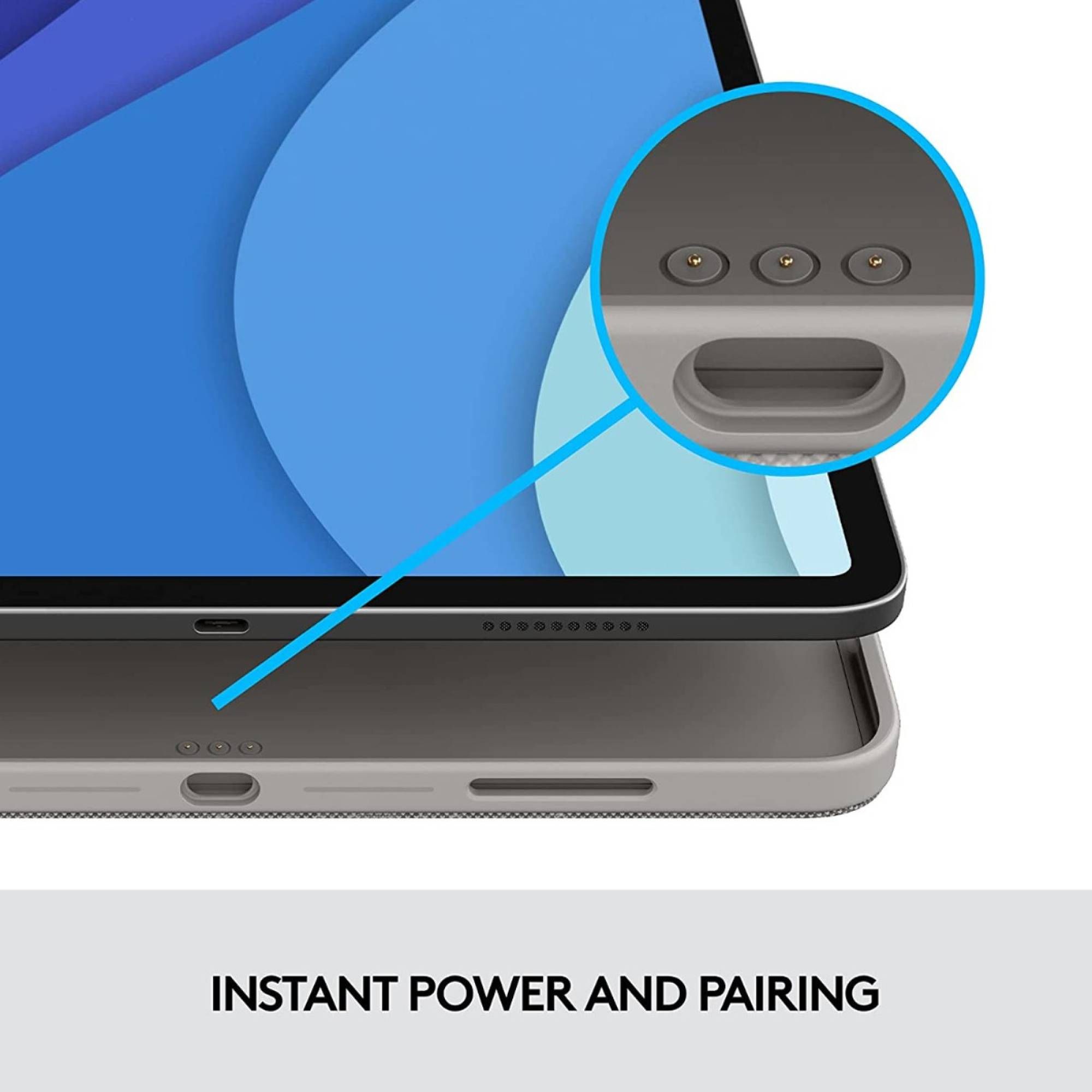 logitech Combo Touch Bluetooth Detachable Keyboard for Apple iPad Pro 12.9 Inch (5th & 6th Gen) with Touchpad (Adjustable Kickstand, Oxford Grey) logitech Combo Touch Bluetooth Detachable Keyboard for Apple iPad Pro 12.9 Inch (5th & 6th Gen) with Touchpad (Adjustable Kickstand, Oxford Grey)_9