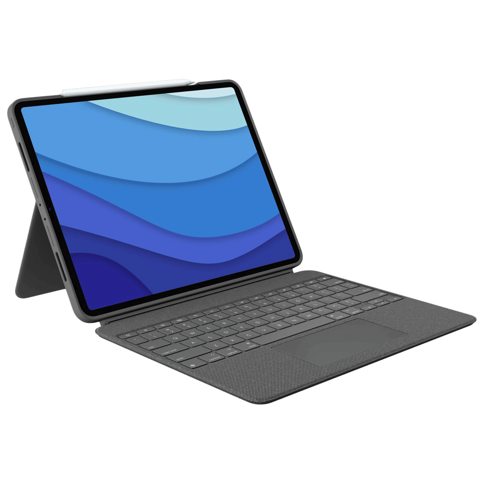 logitech Combo Touch Bluetooth Detachable Keyboard for Apple iPad Pro 12.9 Inch (5th & 6th Gen) with Touchpad (Adjustable Kickstand, Oxford Grey) logitech Combo Touch Bluetooth Detachable Keyboard for Apple iPad Pro 12.9 Inch (5th & 6th Gen) with Touchpad (Adjustable Kickstand, Oxford Grey)_4