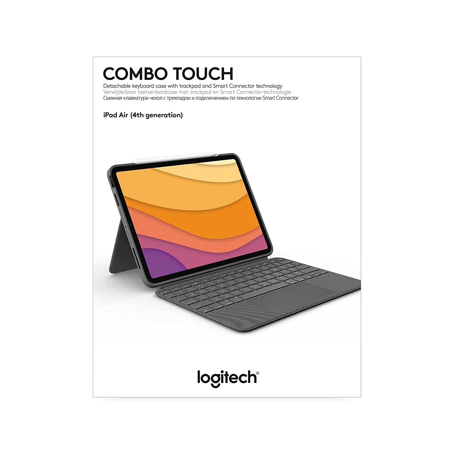 logitech Combo Touch Bluetooth Detachable Keyboard for Apple iPad Air 10.9 Inch (4th & 5th Gen) with Touchpad (Adjustable Kickstand, Oxford Grey) logitech Combo Touch Bluetooth Detachable Keyboard for Apple iPad Air 10.9 Inch (4th & 5th Gen) with Touchpad (Adjustable Kickstand, Oxford Grey)_13