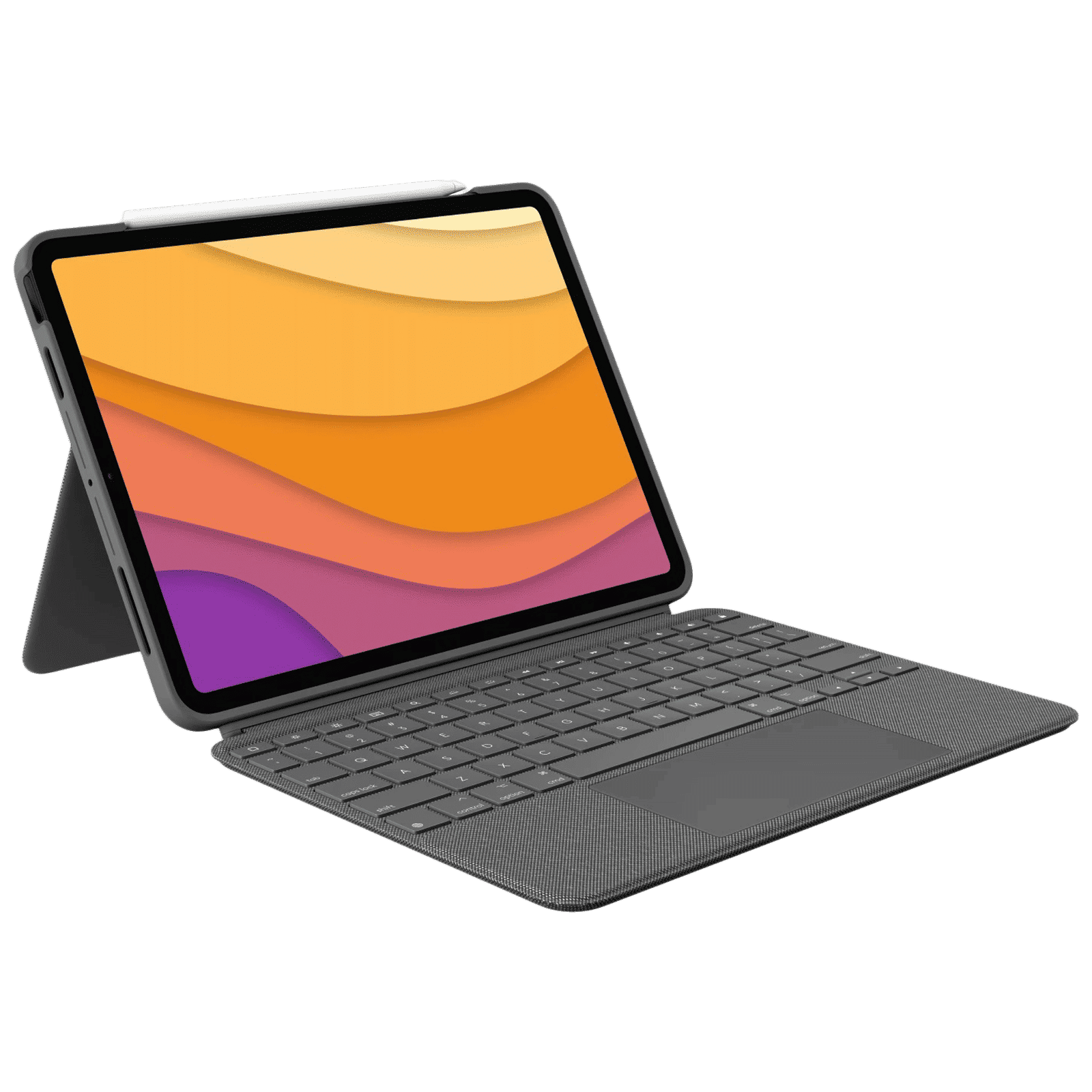 logitech Combo Touch Bluetooth Detachable Keyboard for Apple iPad Air 10.9 Inch (4th & 5th Gen) with Touchpad (Adjustable Kickstand, Oxford Grey) logitech Combo Touch Bluetooth Detachable Keyboard for Apple iPad Air 10.9 Inch (4th & 5th Gen) with Touchpad (Adjustable Kickstand, Oxford Grey)_4