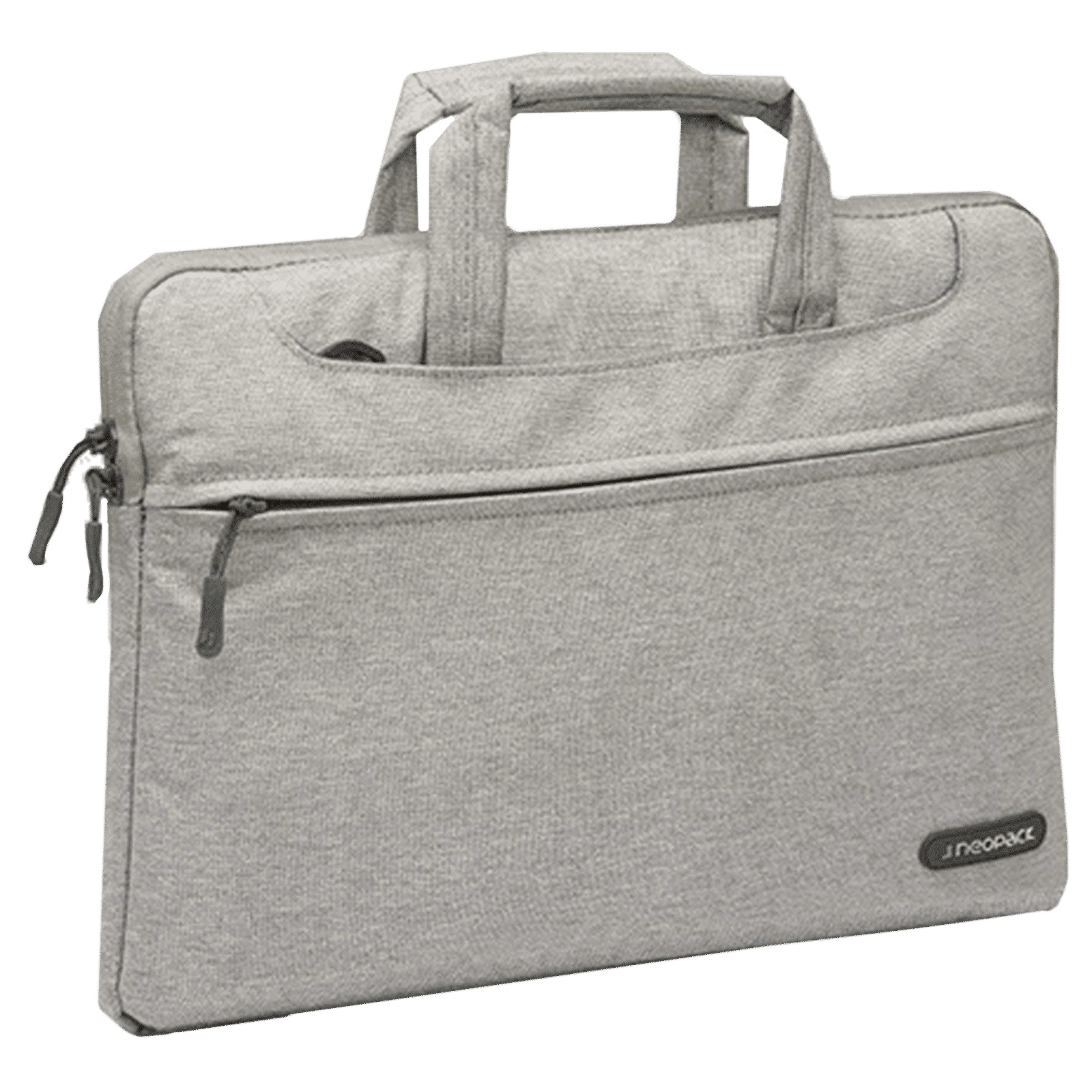 neopack Svelte Nylon, Fabric Laptop Sling Bag for 13.3 & 14.2 Inch Laptop (Lightweight, Stone Grey)_4