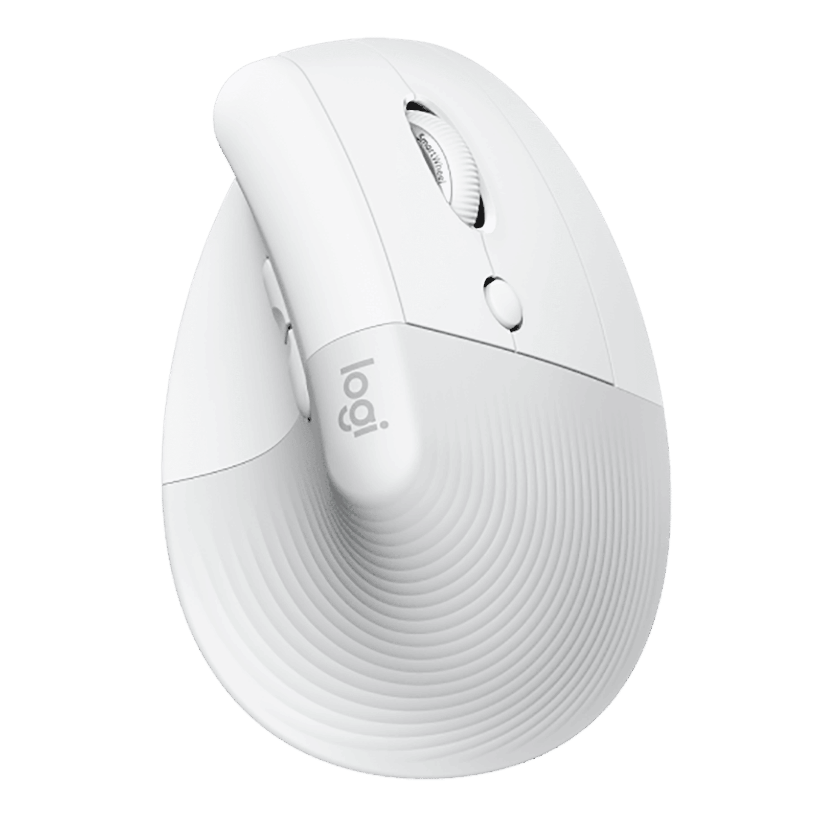 logitech Lift Wireless Optical Vertical Mouse with Thumb Rest (4000 DPI Adjustable, Whisper Quiet Clicks, Off White)_1