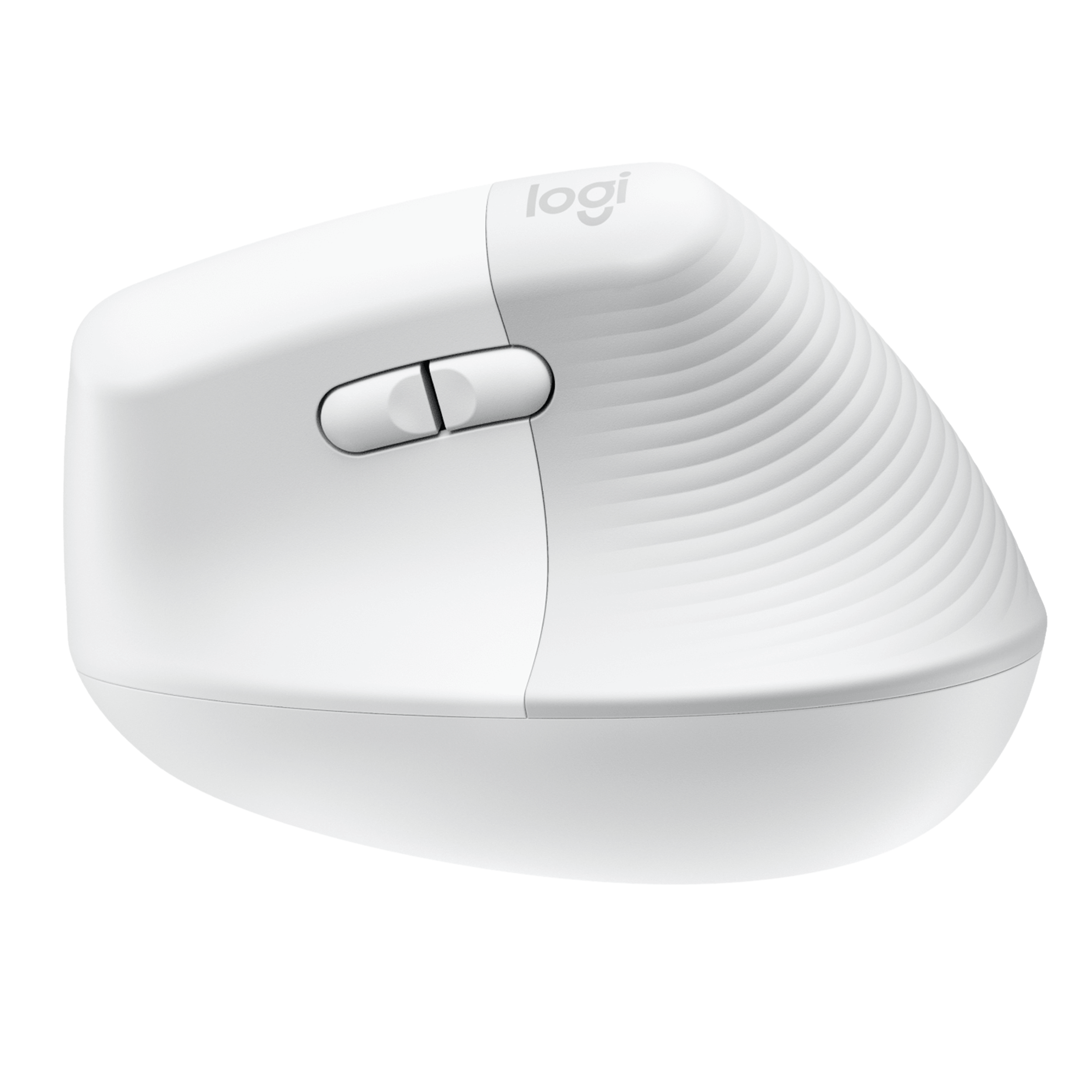 logitech Lift Wireless Optical Vertical Mouse with Thumb Rest (4000 DPI Adjustable, Whisper Quiet Clicks, Off White)_9