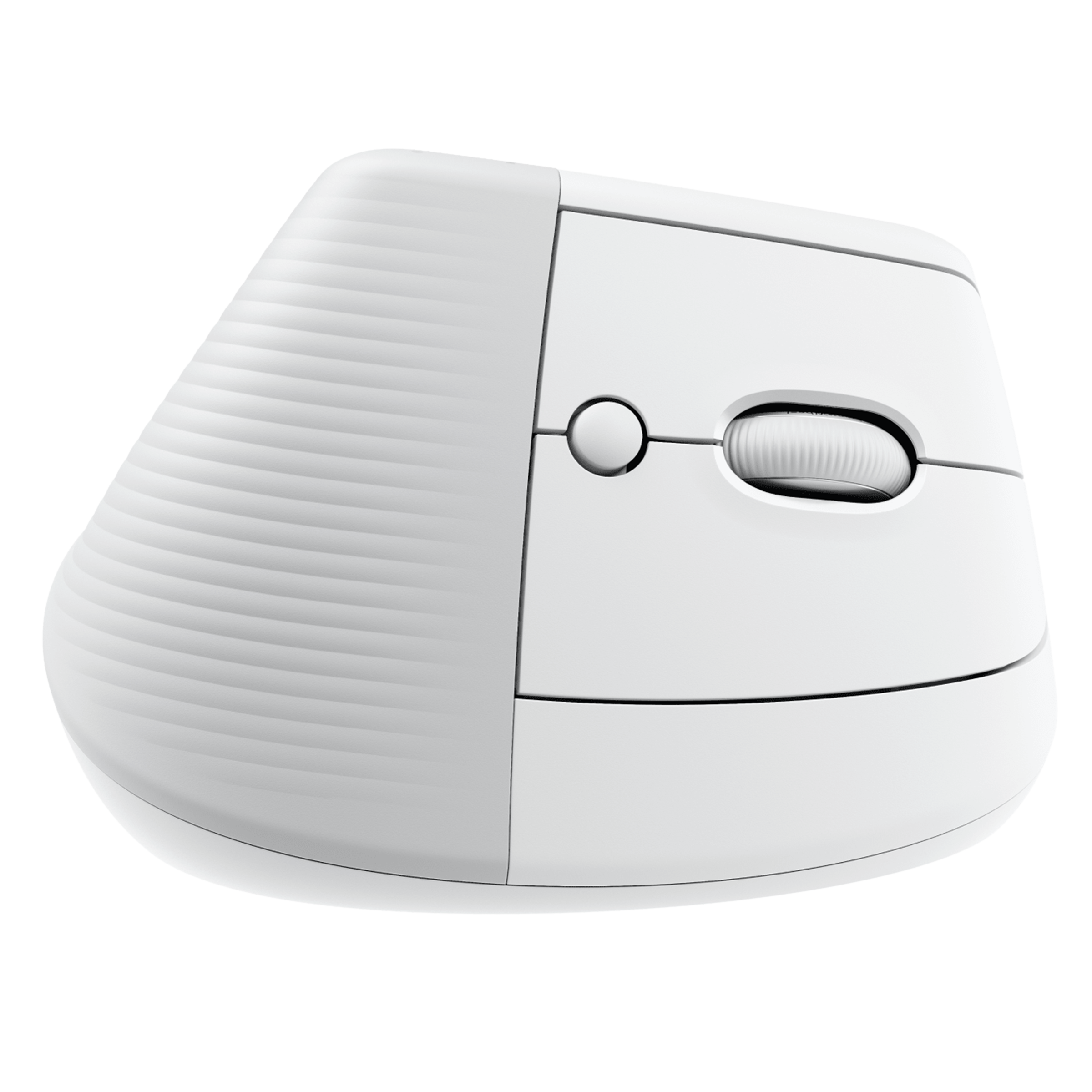 logitech Lift Wireless Optical Vertical Mouse with Thumb Rest (4000 DPI Adjustable, Whisper Quiet Clicks, Off White)_4
