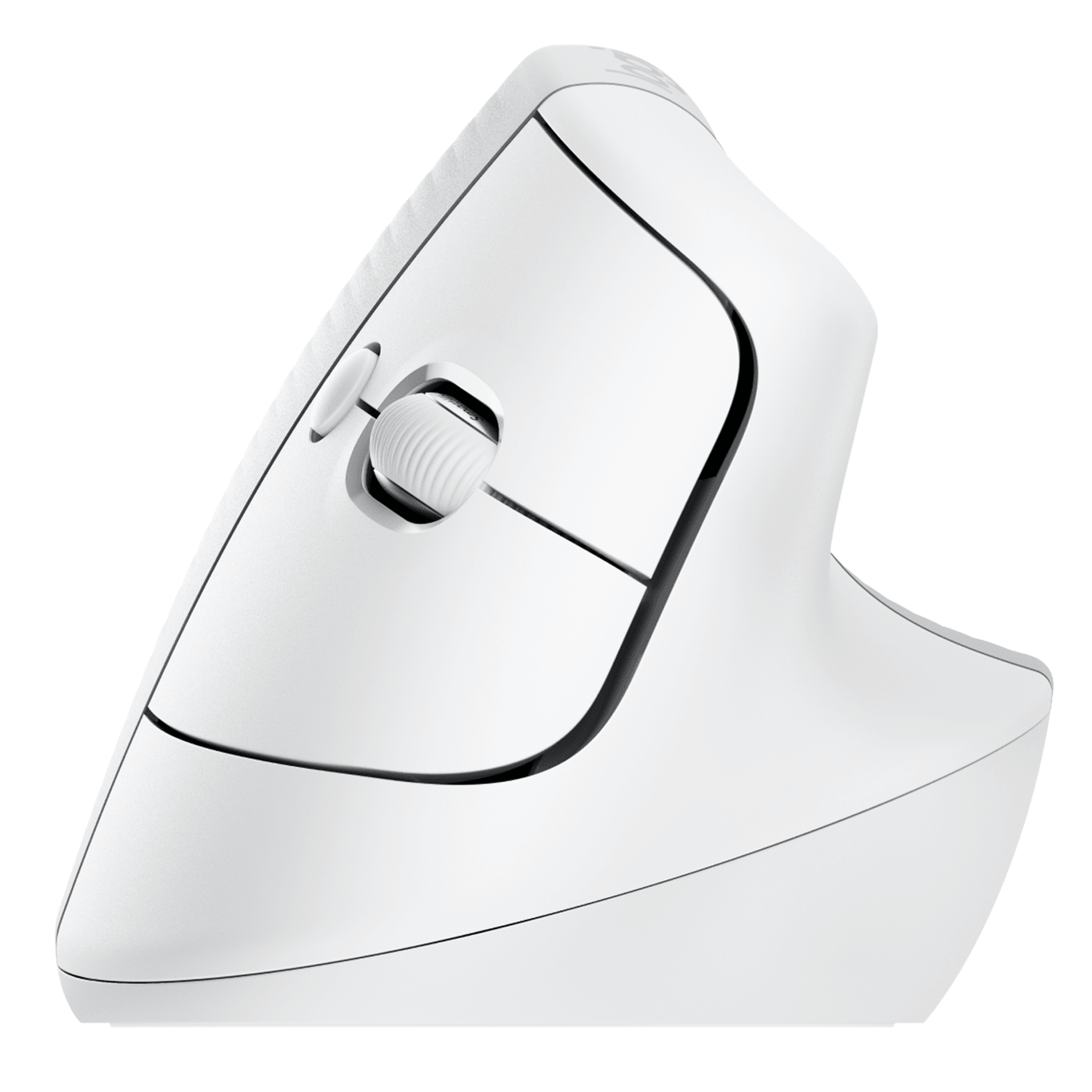 logitech Lift Wireless Optical Vertical Mouse with Thumb Rest (4000 DPI Adjustable, Whisper Quiet Clicks, Off White)_5