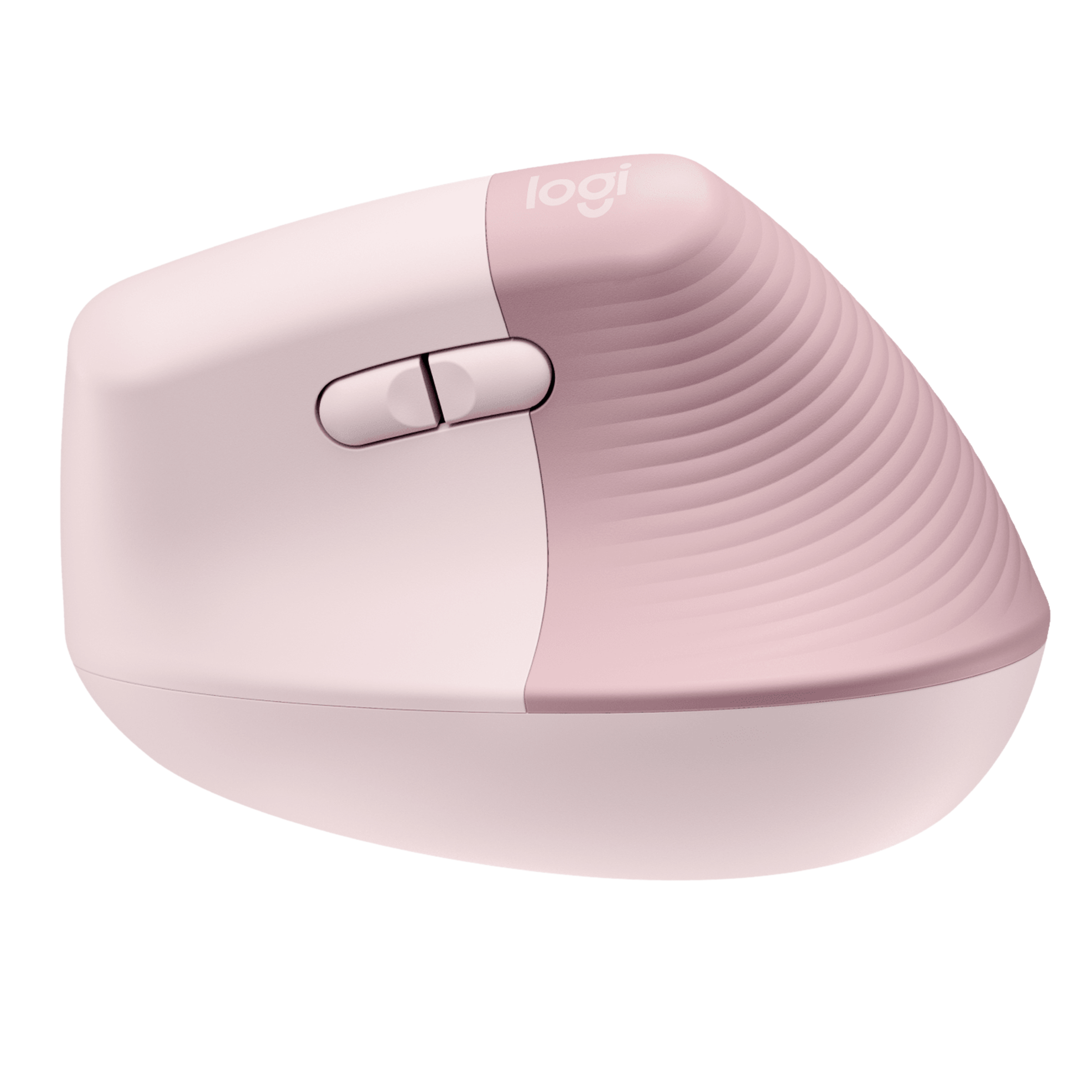 logitech Lift Wireless Optical Vertical Mouse with Thumb Rest (4000 DPI Adjustable, Whisper Quiet Clicks, Rose)_8