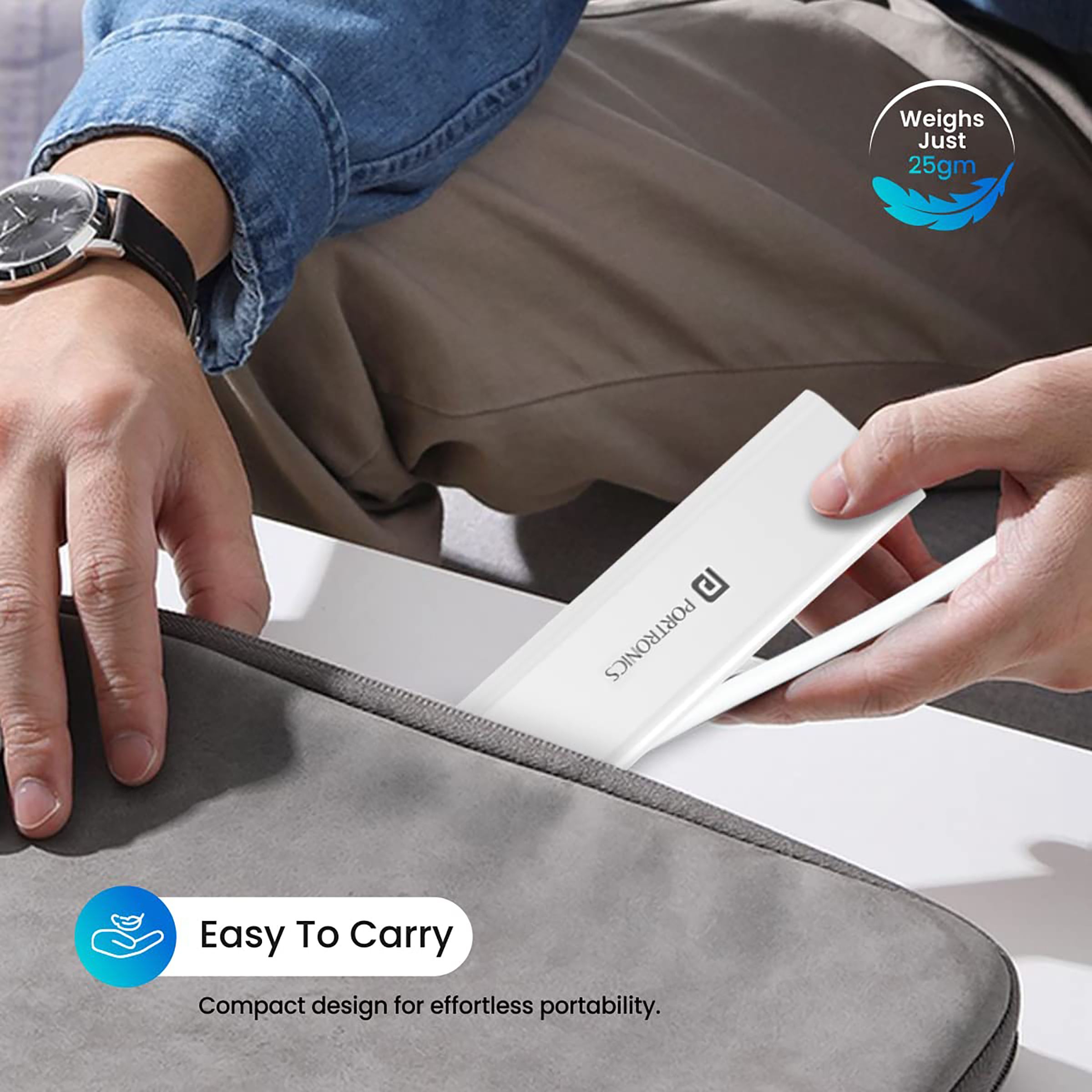 PORTRONICS Mport 60 4-in-2 USB 2.0 Type A, USB 2.0 Type C to USB 2.0 Type A, RJ45 USB Hub (Universal Connectivity, White) PORTRONICS Mport 60 4-in-2 USB 2.0 Type A, USB 2.0 Type C to USB 2.0 Type A, RJ45 USB Hub (Universal Connectivity, White)_9