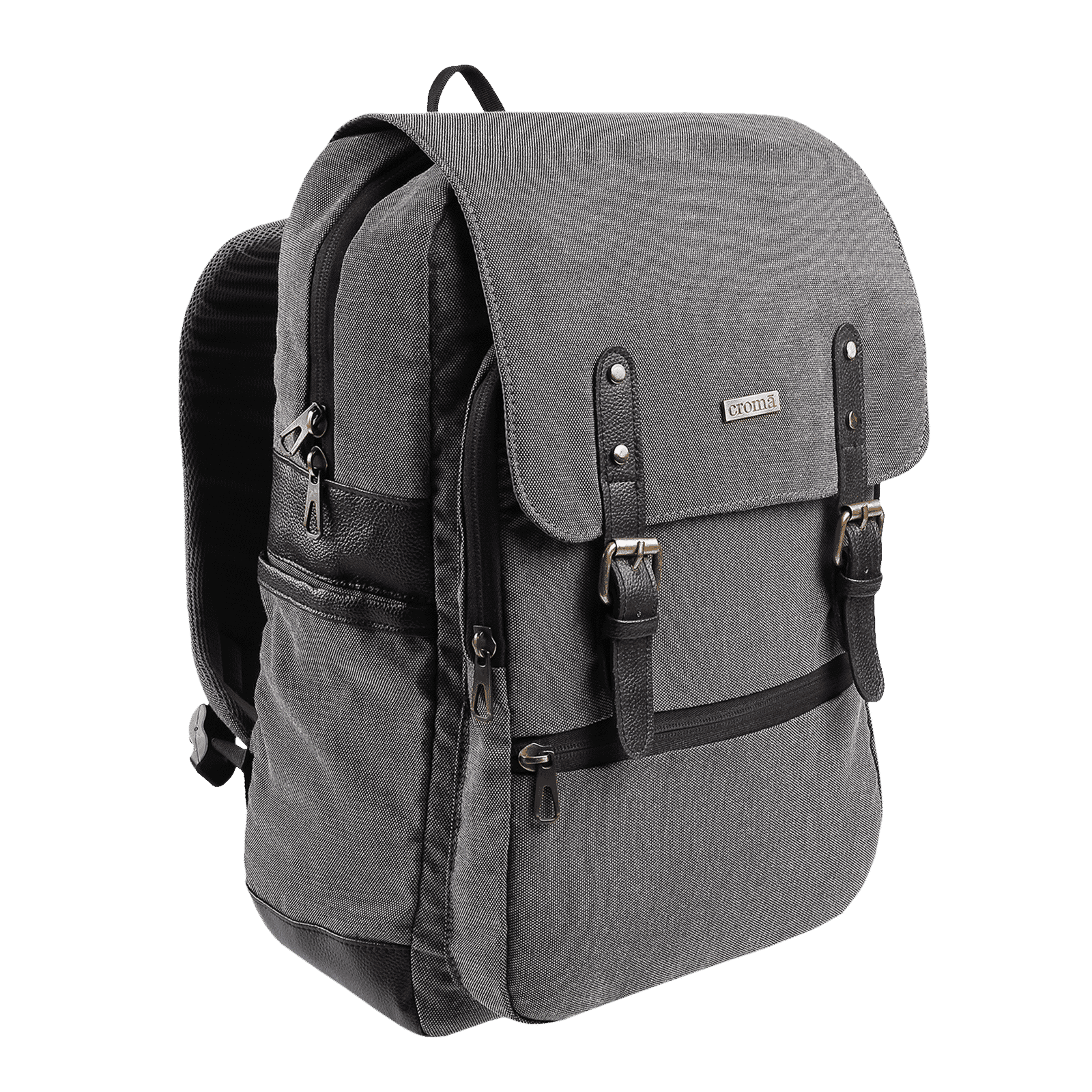 Croma Backpack (Water Resistant, Grey)_6
