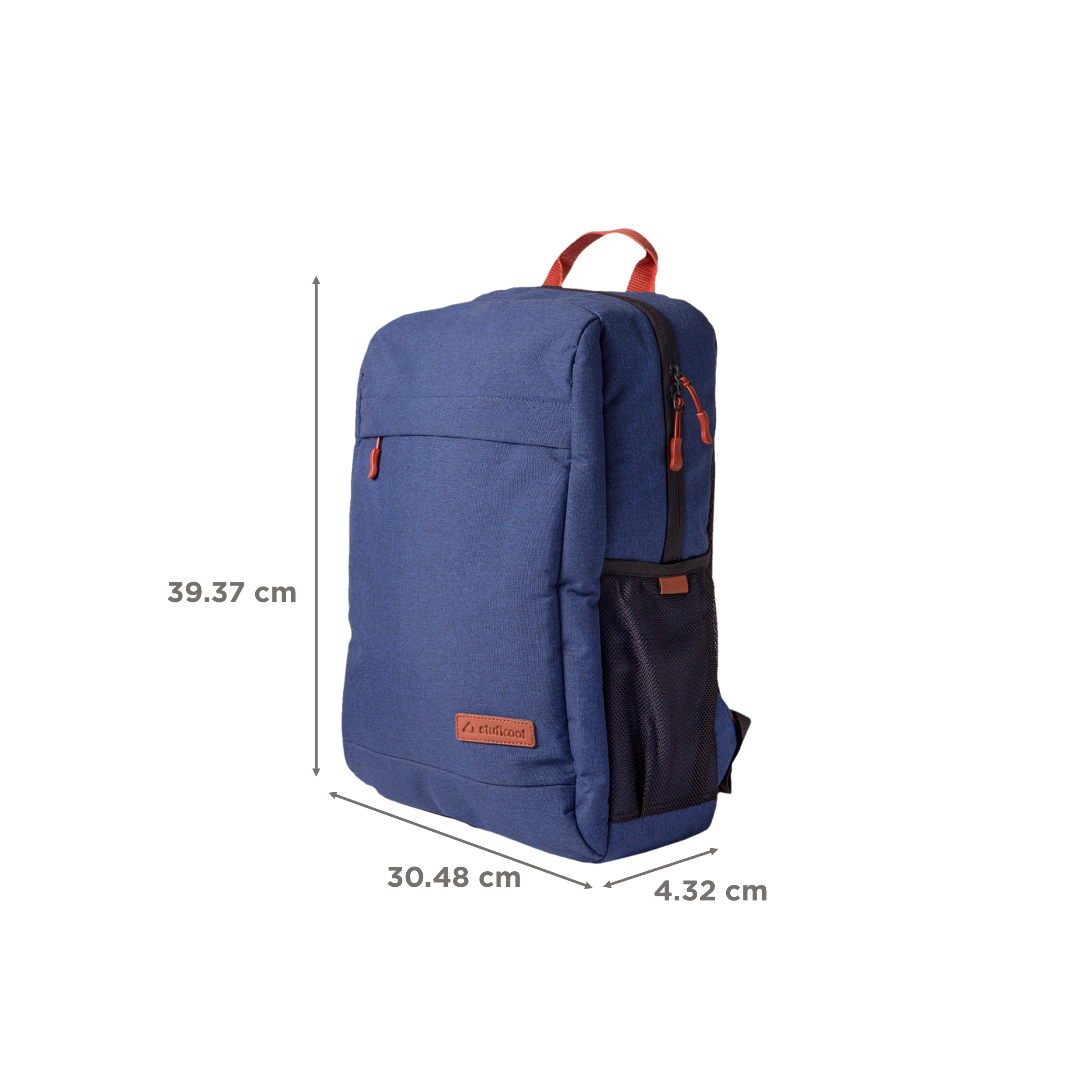 stuffcool Magnus Polyester Laptop Backpack for 15.6 & 16 Inch Laptop (20 L, Lightweight & Comfortable, Blue)_3