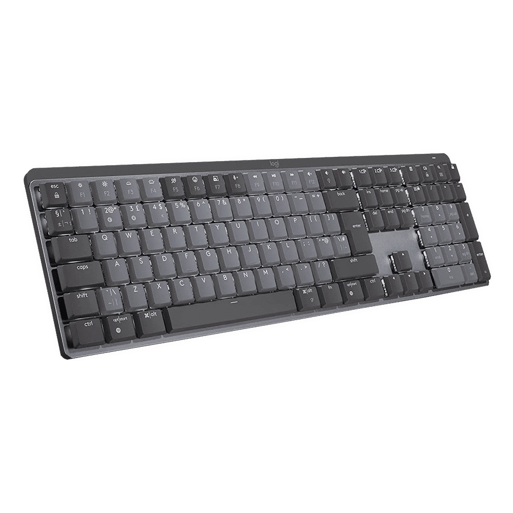logitech MX Keys Mechanical Rechargeable Bluetooth Wireless Performance Keyboard with Multi Device Connectivity (Ambient Light Sensors, Graphite) logitech MX Keys Mechanical Rechargeable Bluetooth Wireless Performance Keyboard with Multi Device Connectivity (Ambient Light Sensors, Graphite)_16