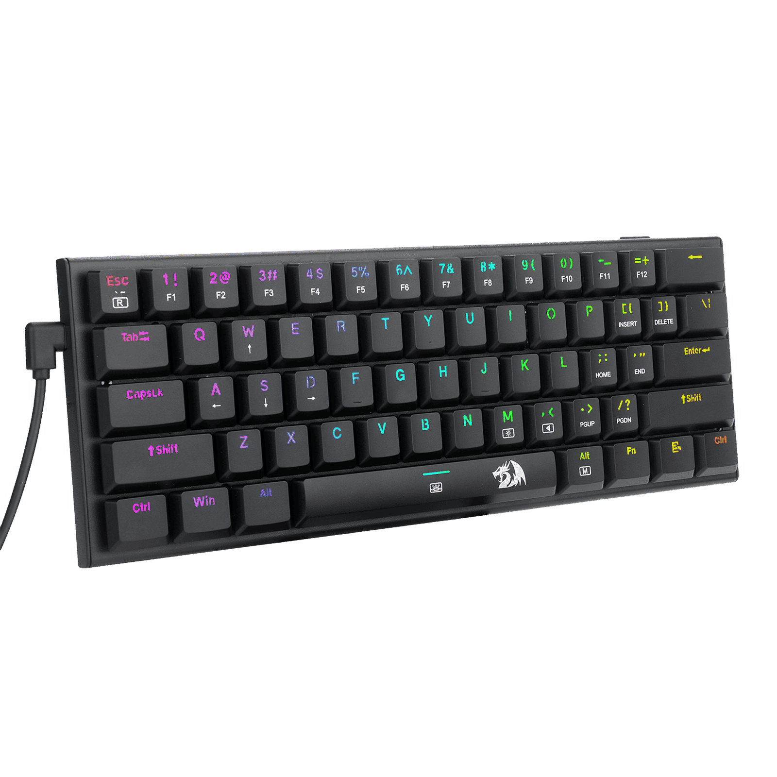 REDRAGON Anivia K614 Wired Gaming Keyboard (RGB Backlight Red Switch, Black)_8