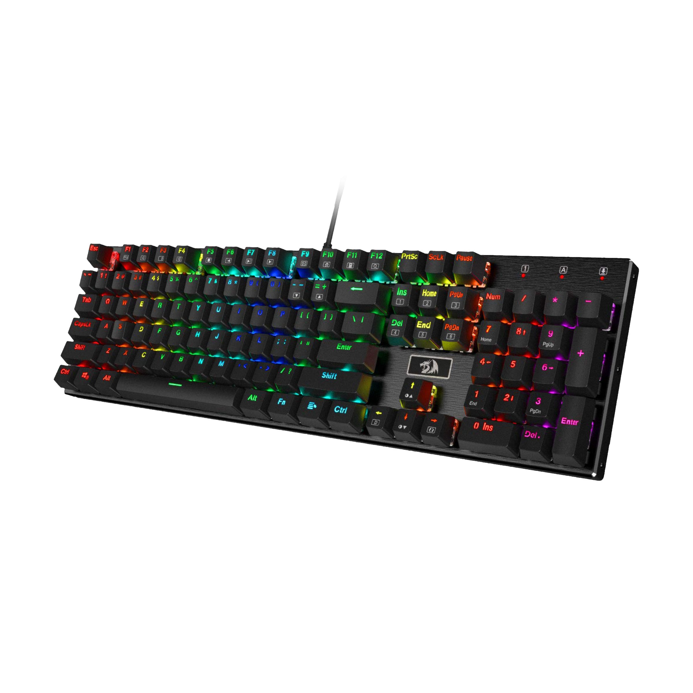 REDRAGON Devarajas K556 Wired Keyboard with RGB LED Backlit Keys (Custom Mechanical Brown Switch, Black) REDRAGON Devarajas K556 Wired Keyboard with RGB LED Backlit Keys (Custom Mechanical Brown Switch, Black)_1