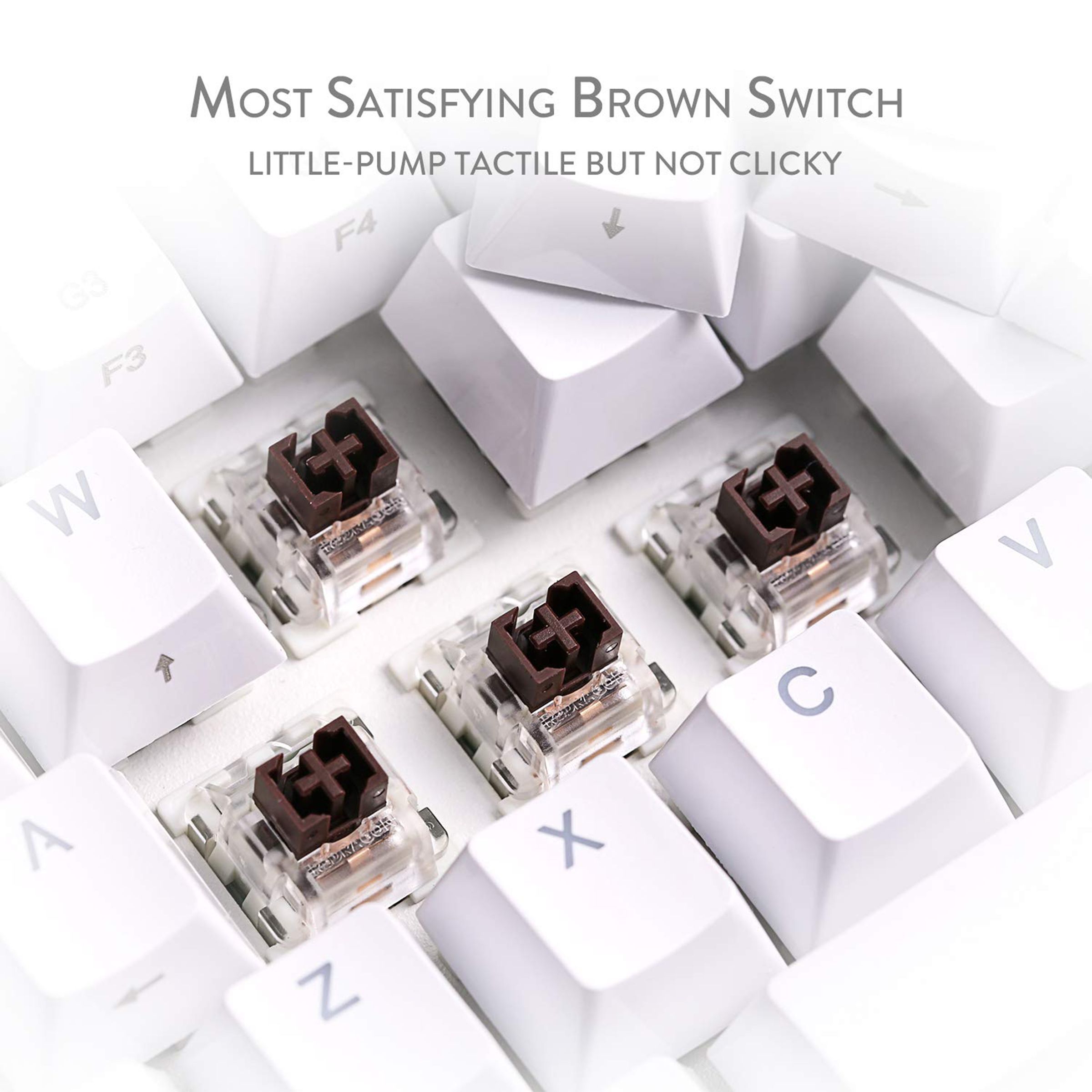 REDRAGON Draconic K530 Wireless Gaming Keyboard (RGB Backlight Brown Switch, White)_4