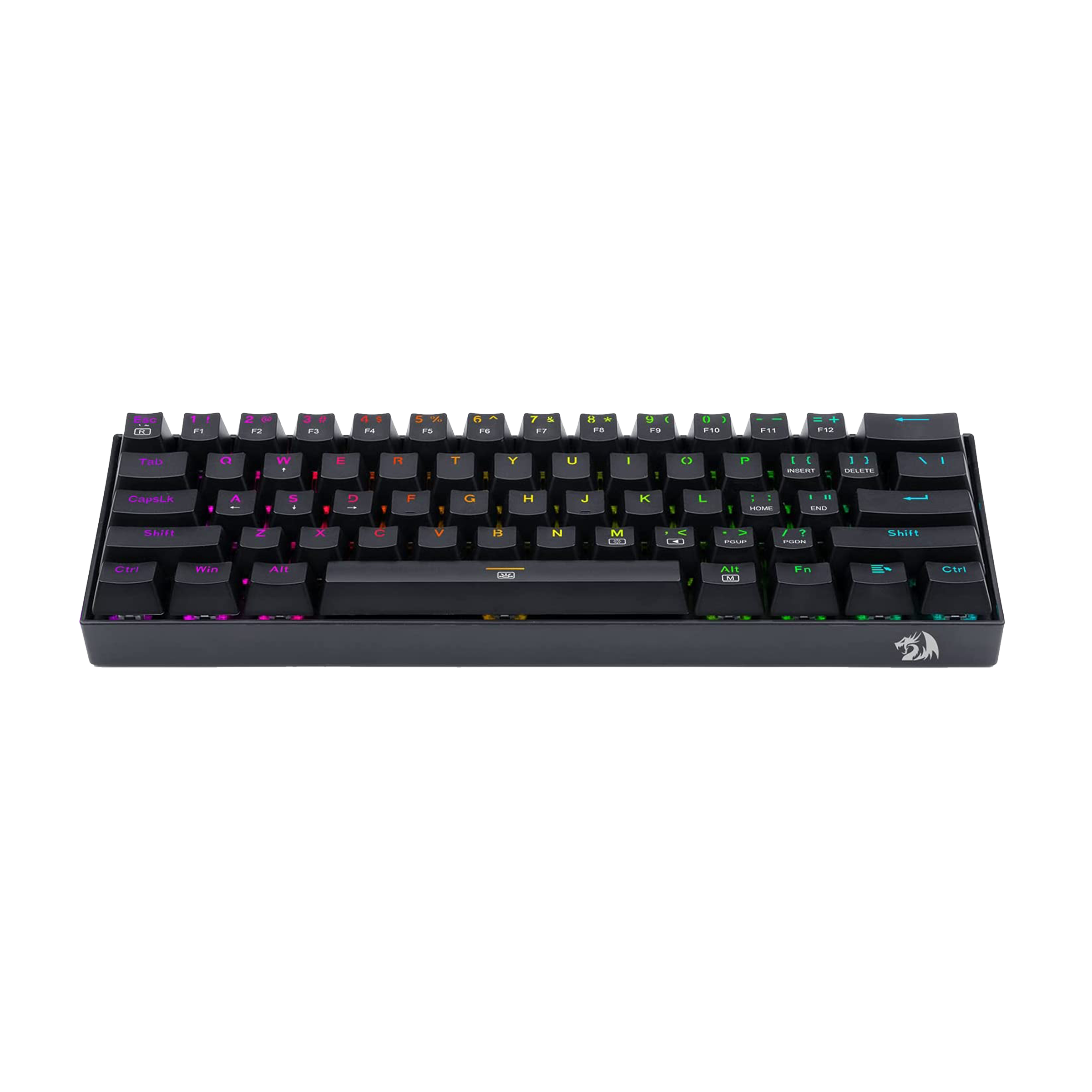 REDRAGON Dragonborn K630 RGB Wired Keyboard with Dazzling RGB Backlit (Hot-Swappable Brown Switches, Black)_1