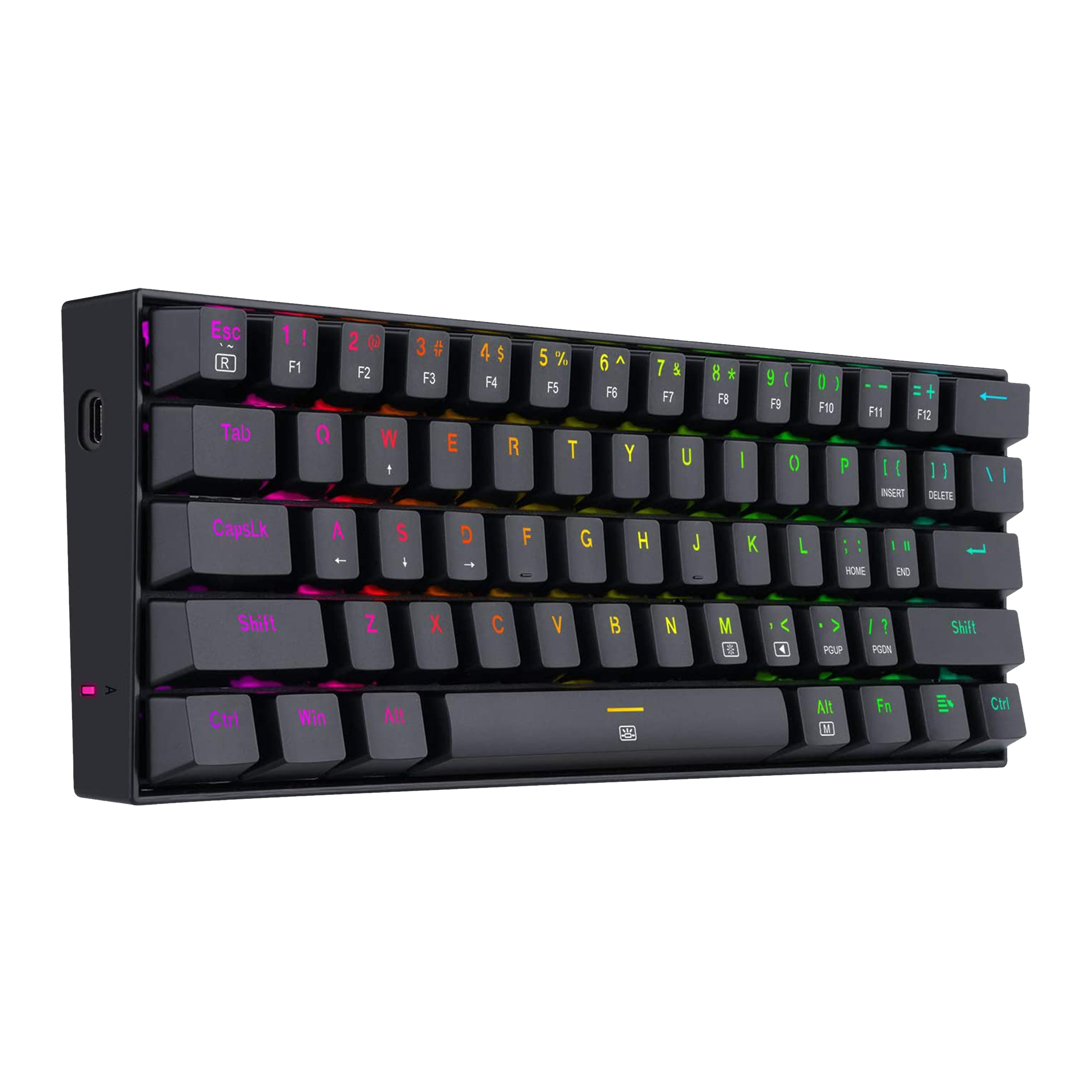 REDRAGON Dragonborn K630 RGB Wired Keyboard with Dazzling RGB Backlit (Hot-Swappable Brown Switches, Black)_17