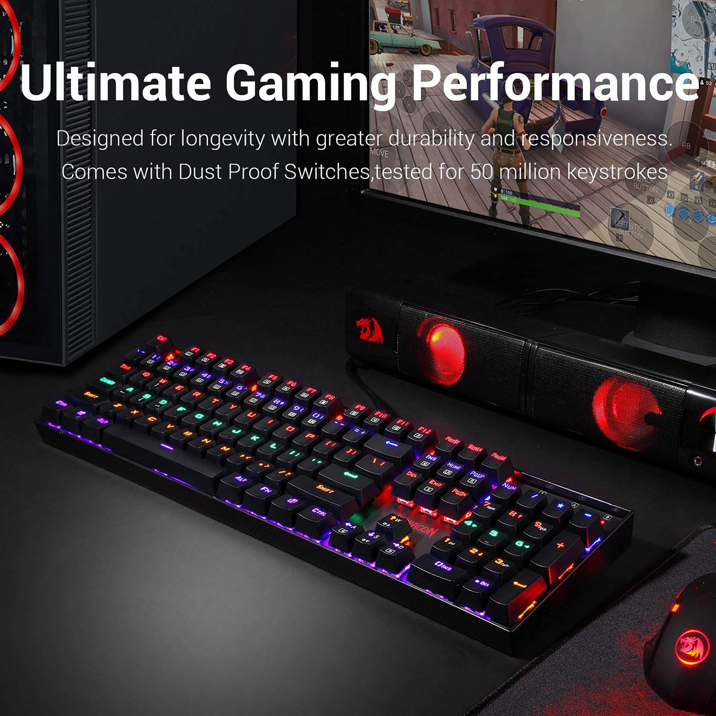 REDRAGON Vara K551 Wired Gaming Keyboard (RGB Backlight Red Switch, Black) REDRAGON Vara K551 Wired Gaming Keyboard (RGB Backlight Red Switch, Black)_11