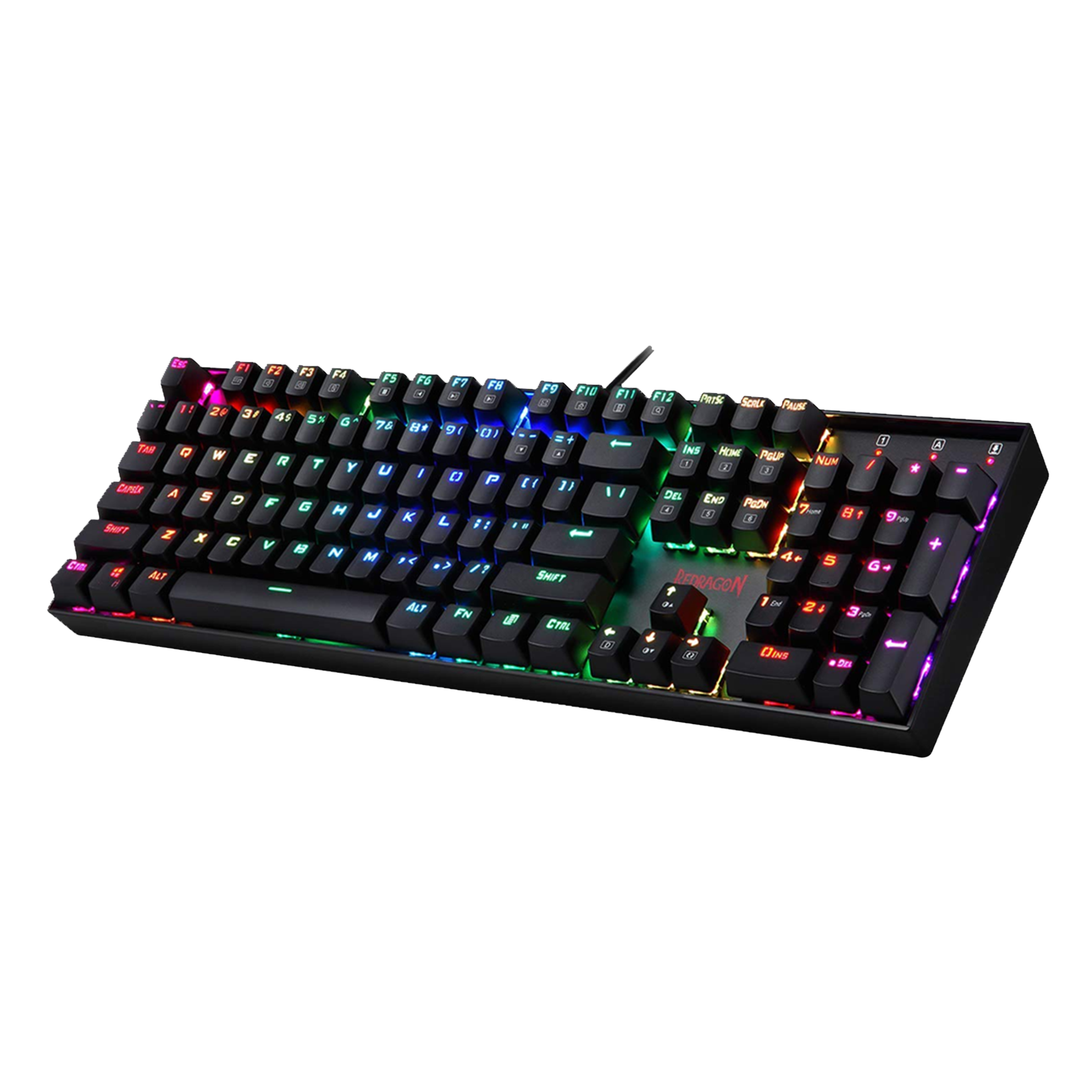 REDRAGON Mitra K551 Wired Keyboard with RGB LED Backlit Keys (Custom Mechanical Switches, Black)_14