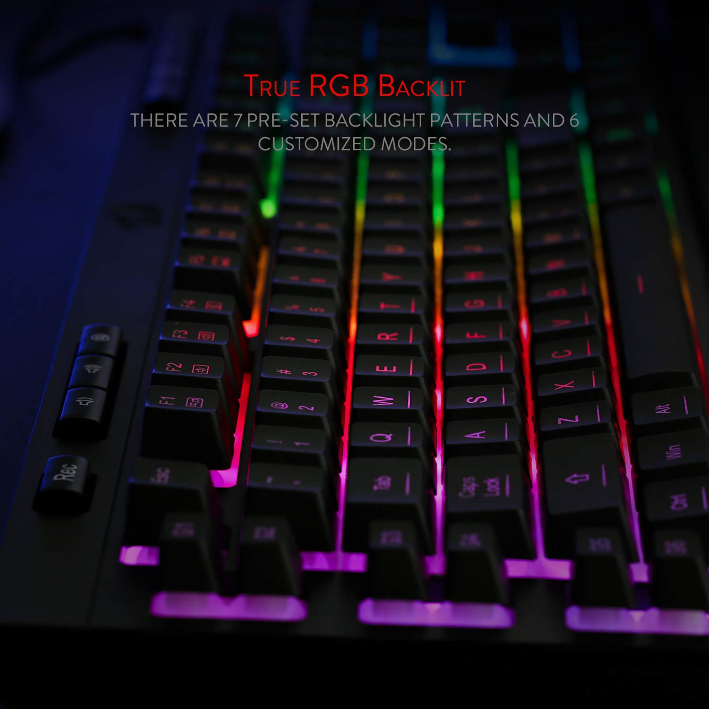 REDRAGON Shiva K512 Wired Keyboard with RGB LED Backlit Keys (Dedicated Media Controls, Black)_7