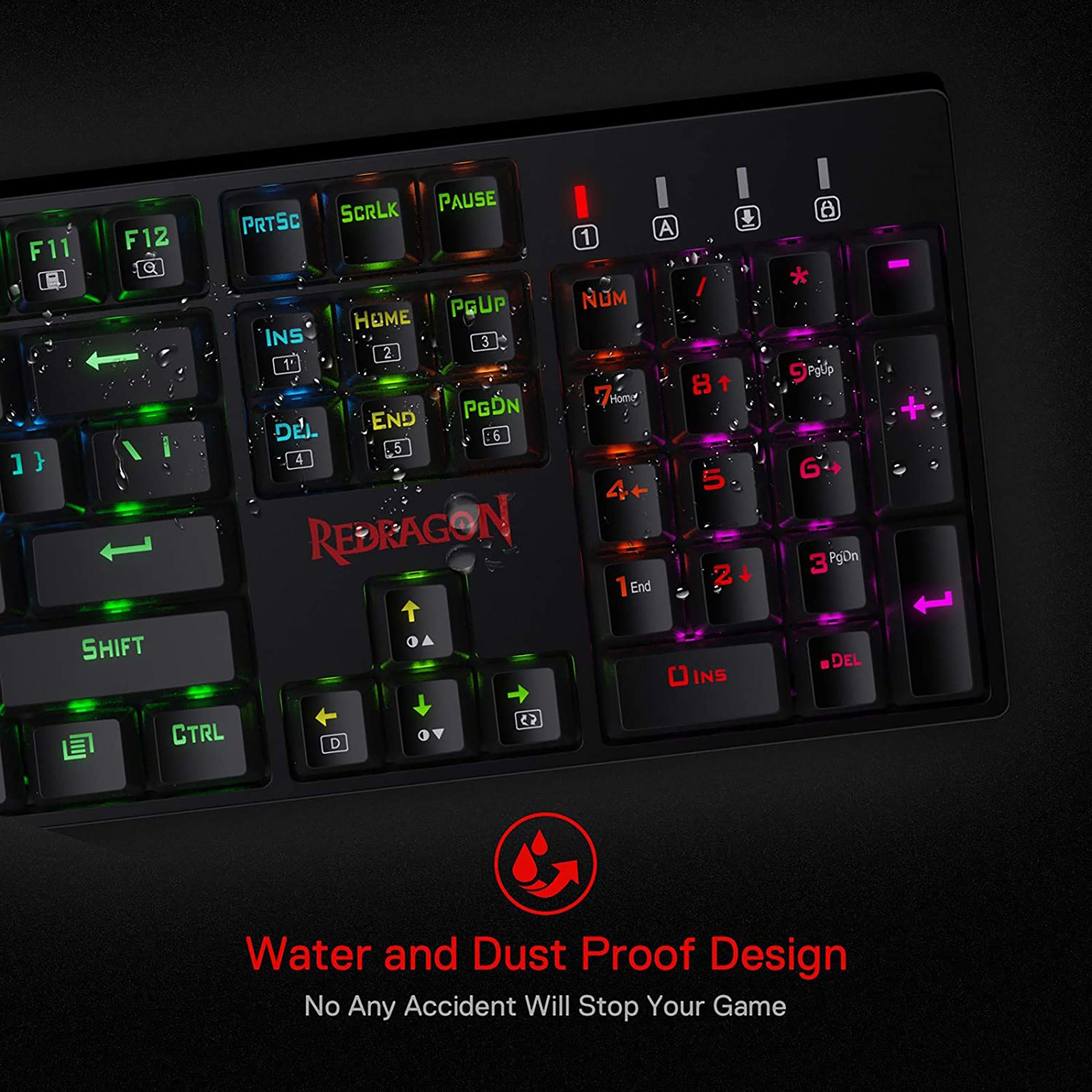 REDRAGON Surara K582 Wired Gaming Keyboard (RGB Backlight Red Switch, Black)_10