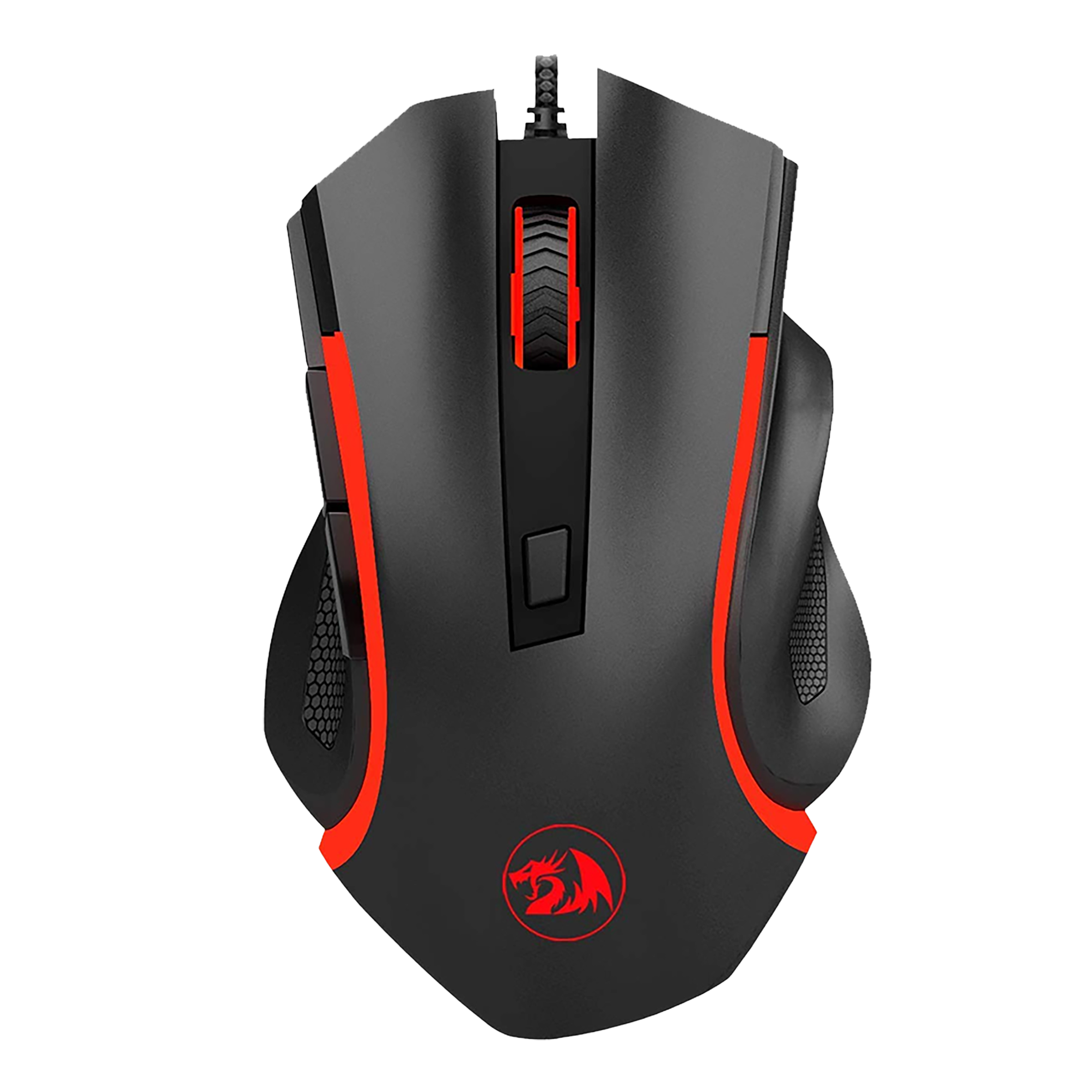 REDRAGON Nothosaur Wired Optical Gaming Mouse with Customizable Buttons (3200 DPI, 7 Colors Backlit, Black)_1